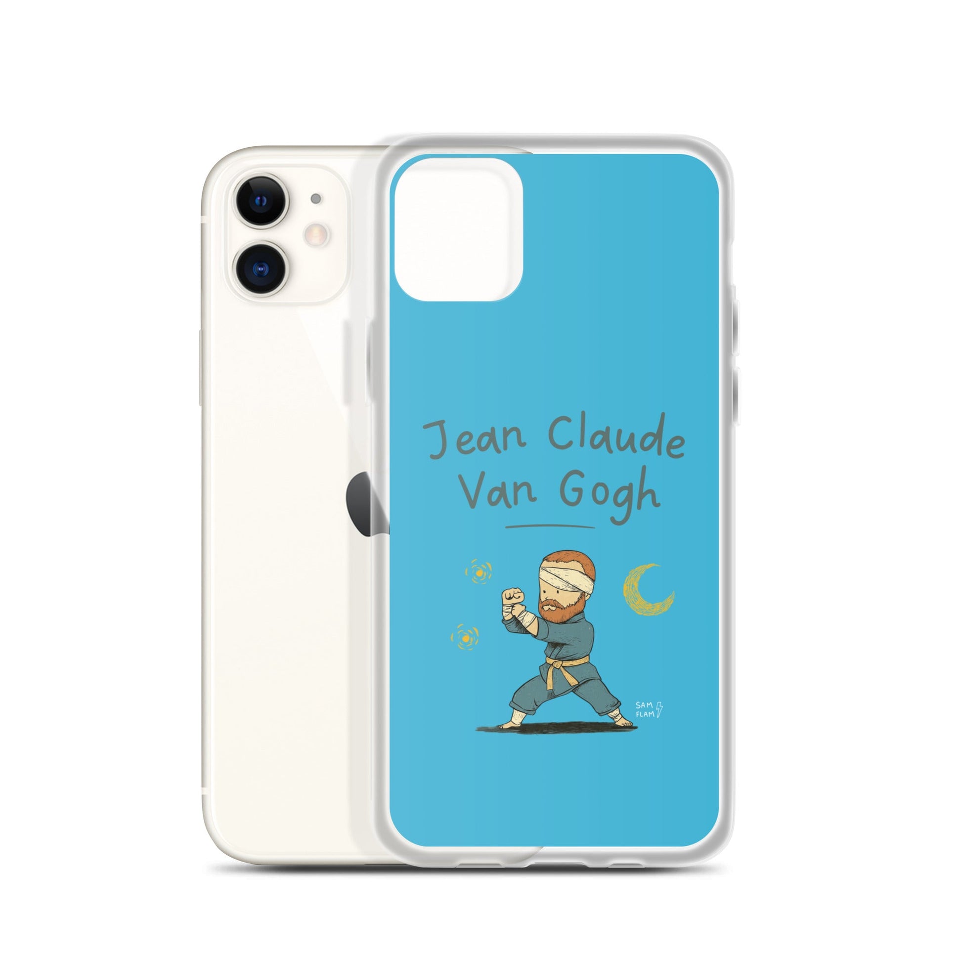 Clear Case for iPhone® "Jean claude" - Sam Flam