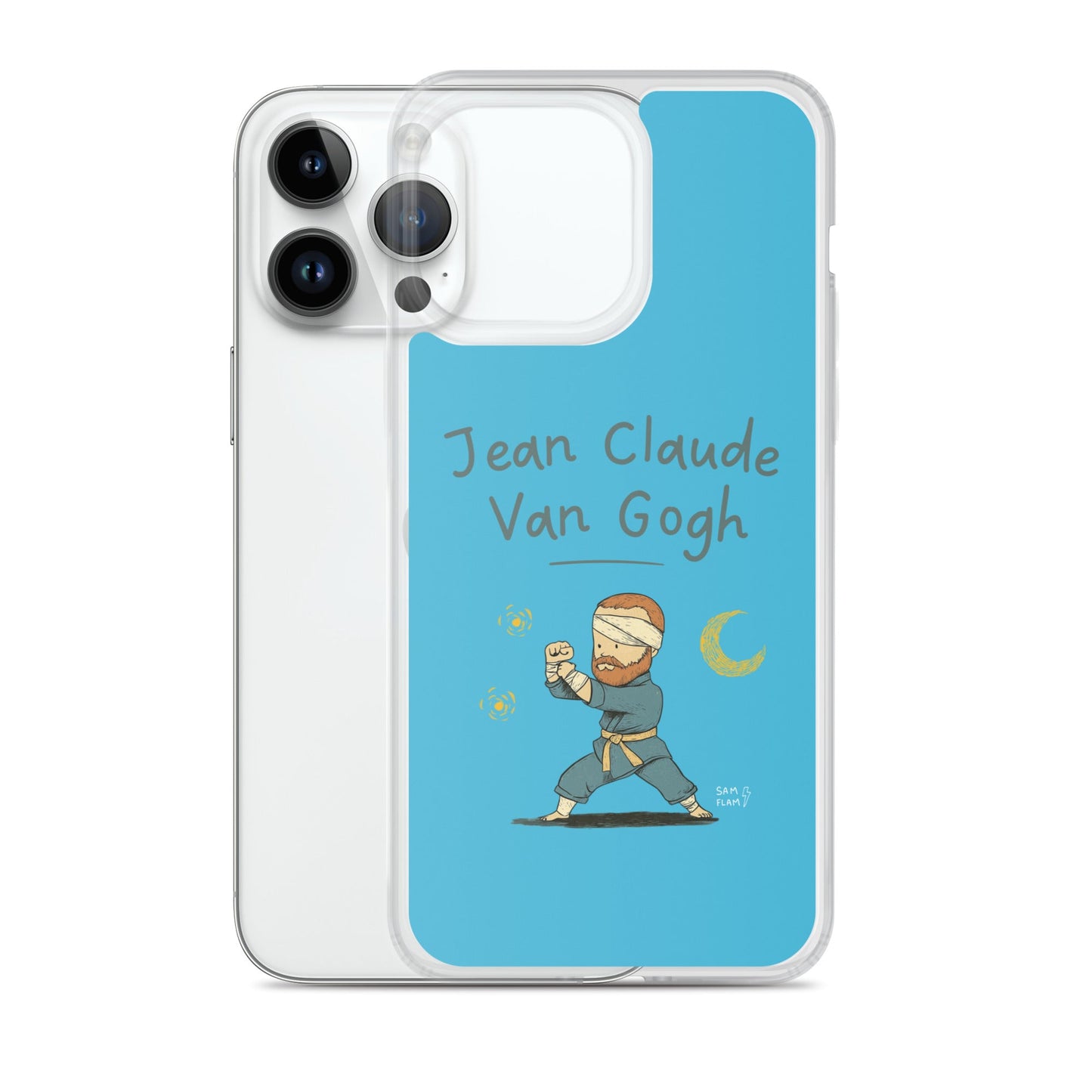 Clear Case for iPhone® "Jean claude" - Sam Flam