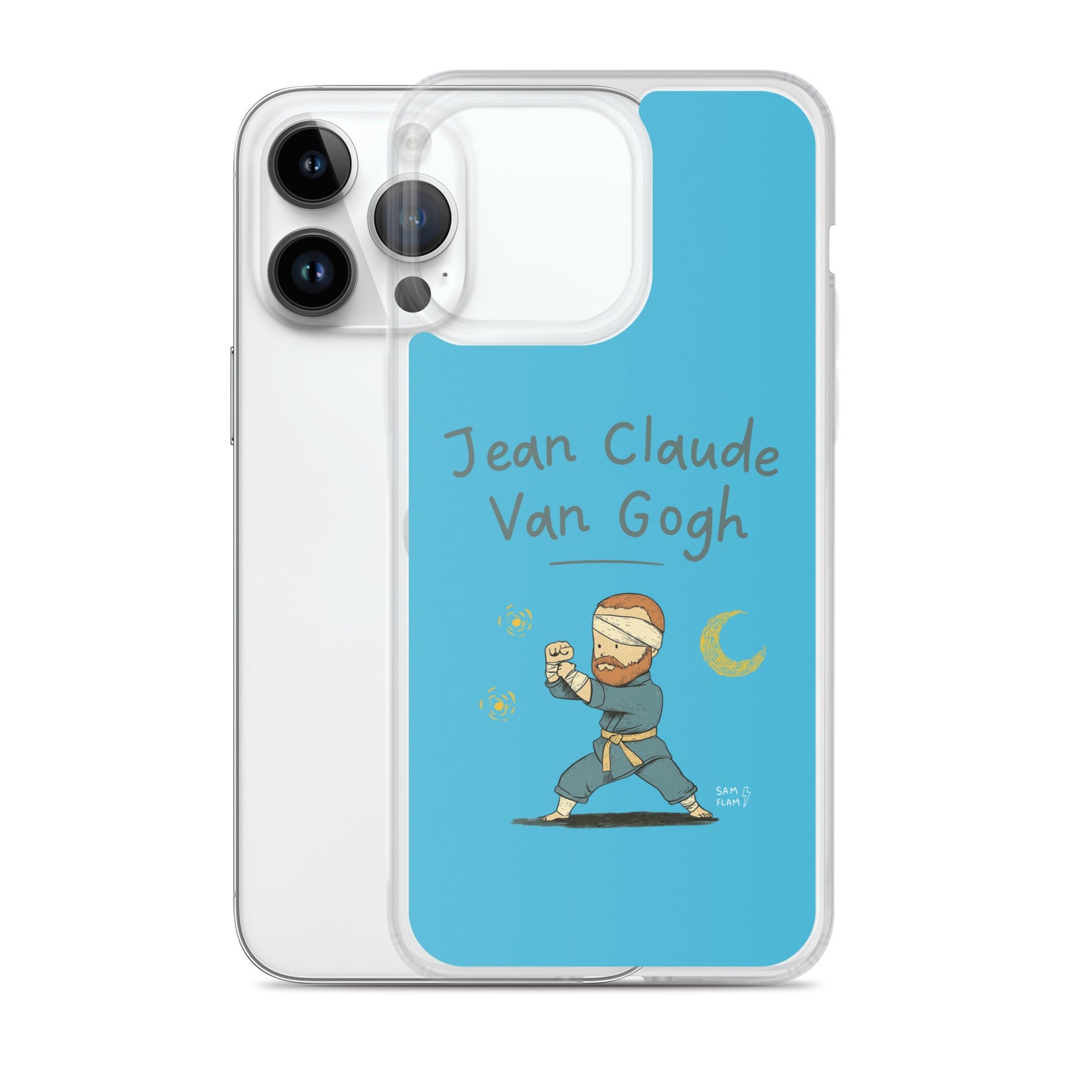 Clear Case for iPhone® "Jean claude" - Sam Flam