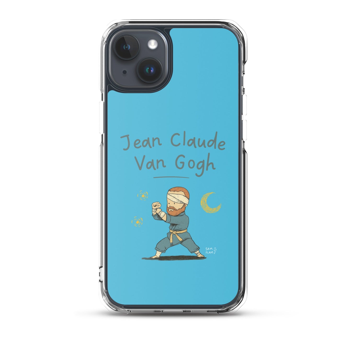 Clear Case for iPhone® "Jean claude" - Sam Flam