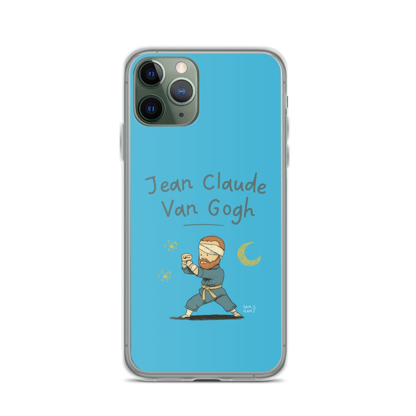 Clear Case for iPhone® "Jean claude" - Sam Flam