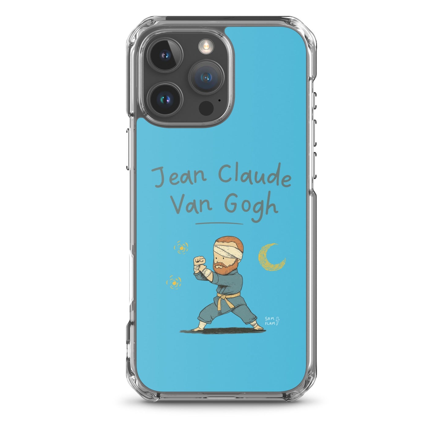 Clear Case for iPhone® "Jean claude" - Sam Flam