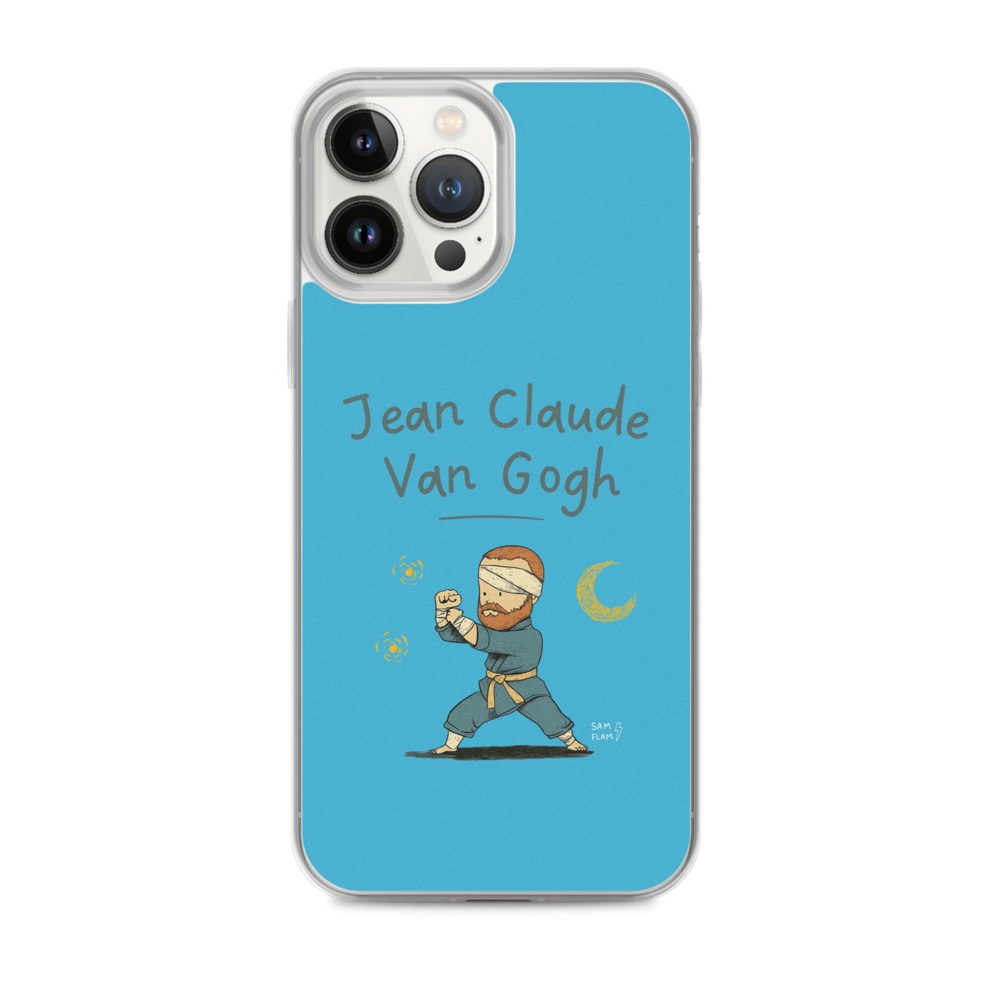 Clear Case for iPhone® "Jean claude" - Sam Flam