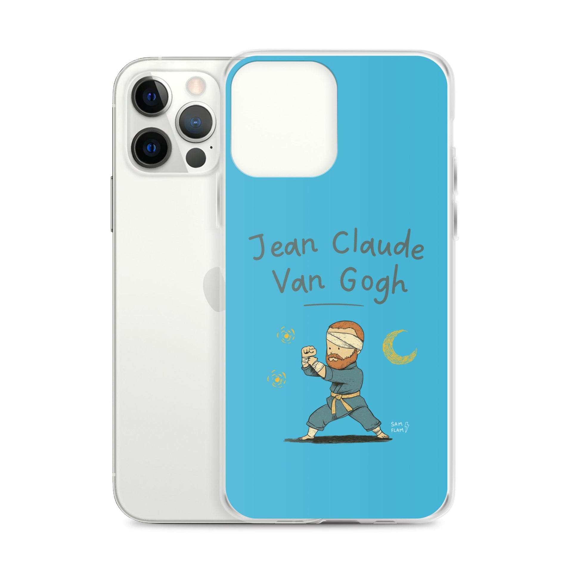 Clear Case for iPhone® "Jean claude" - Sam Flam
