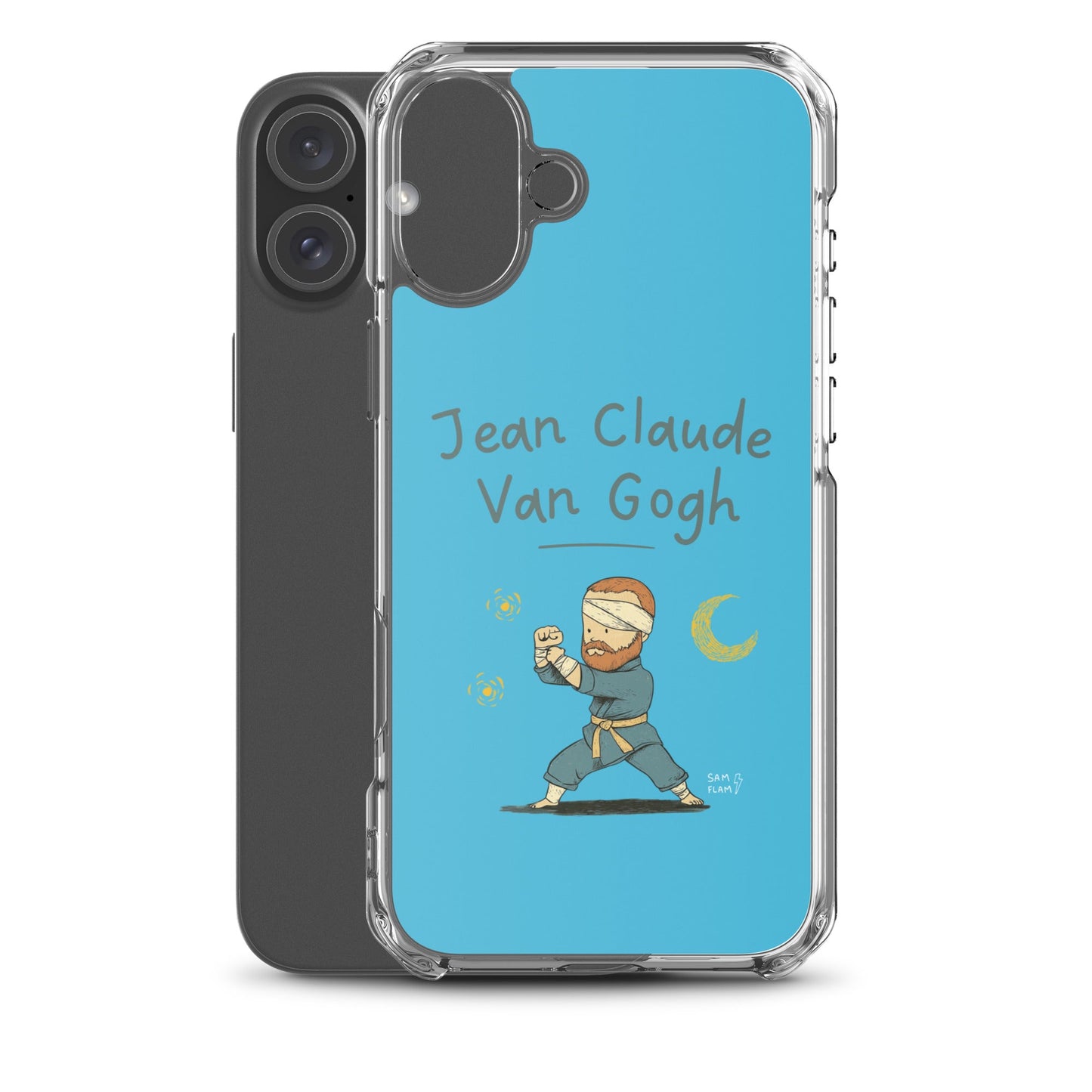 Clear Case for iPhone® "Jean claude" - Sam Flam