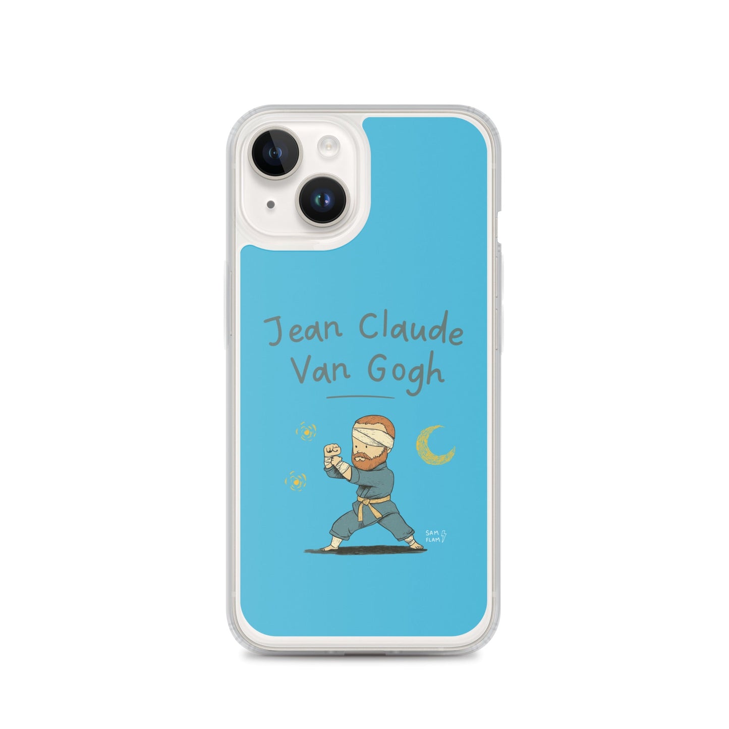 Clear Case for iPhone® "Jean claude" - Sam Flam