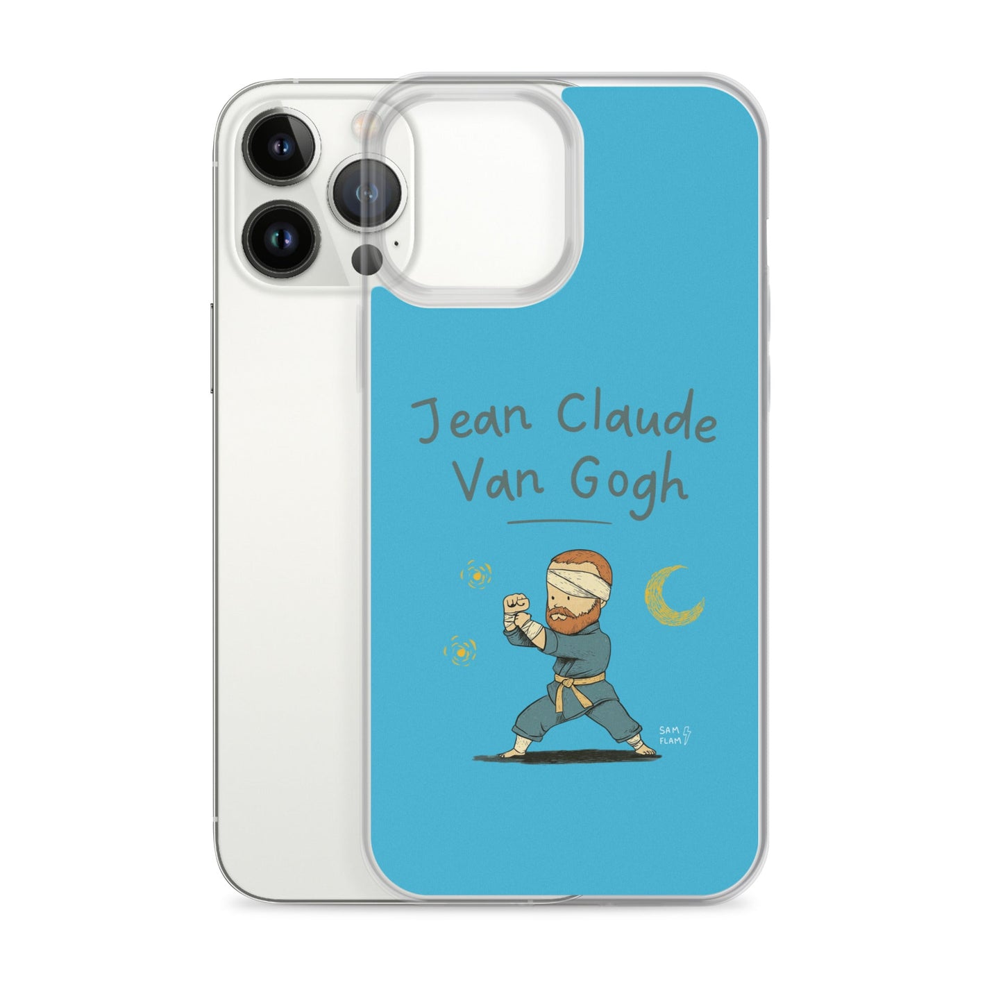 Clear Case for iPhone® "Jean claude" - Sam Flam