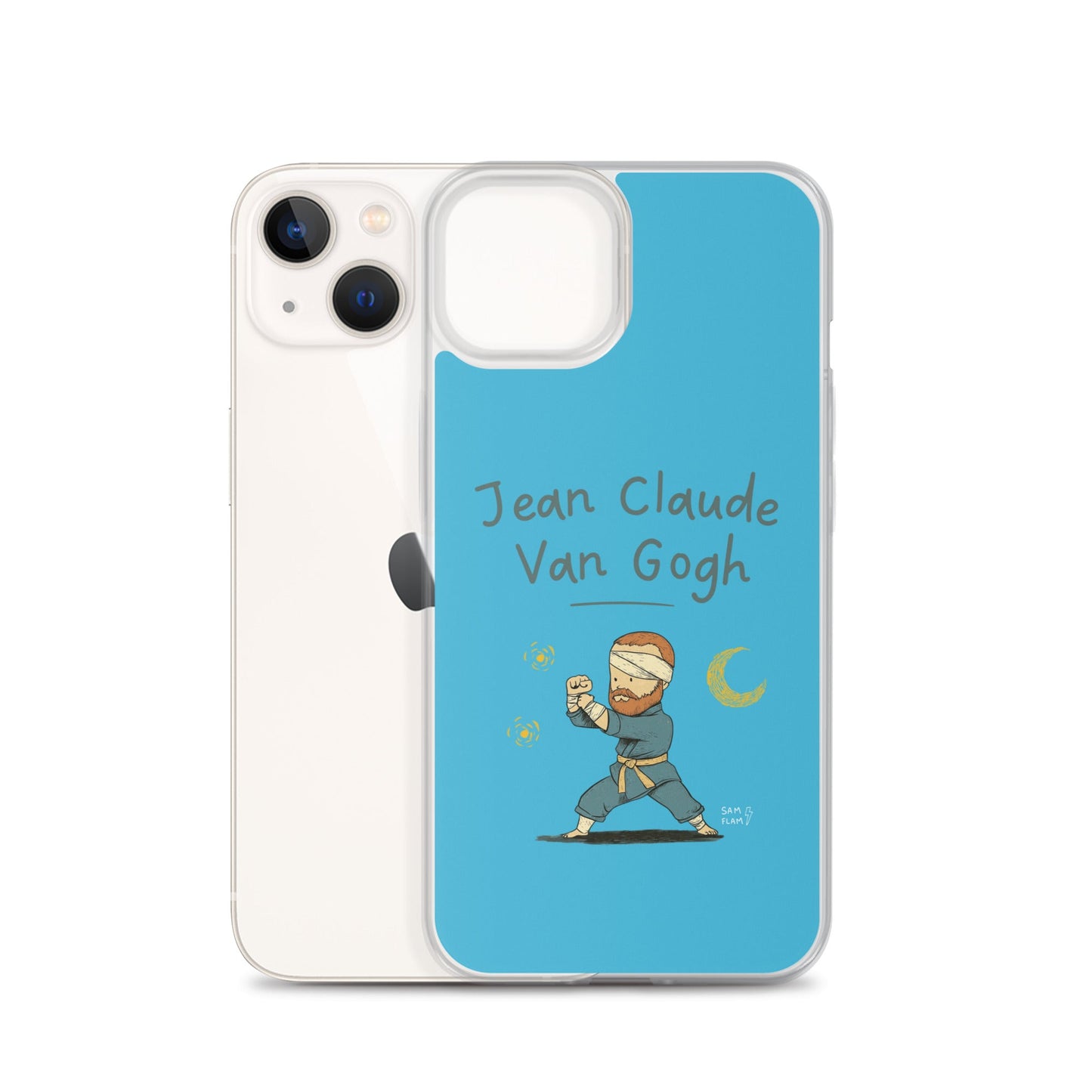 Clear Case for iPhone® "Jean claude" - Sam Flam