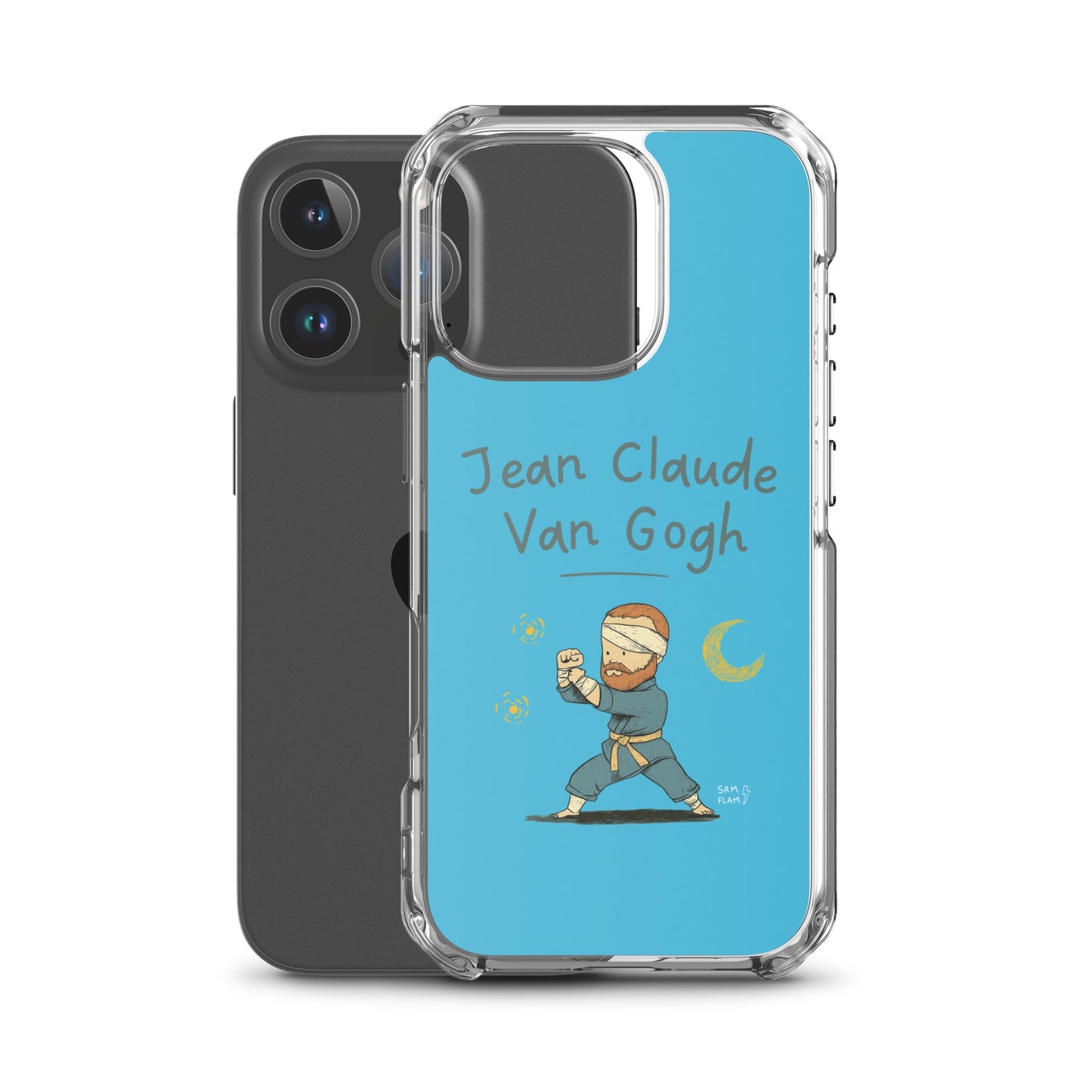 Clear Case for iPhone® "Jean claude" - Sam Flam