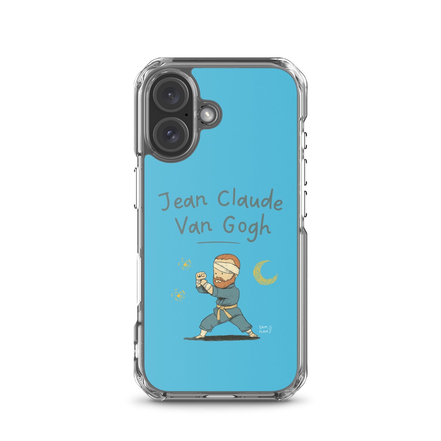 Clear Case for iPhone® "Jean claude" - Sam Flam