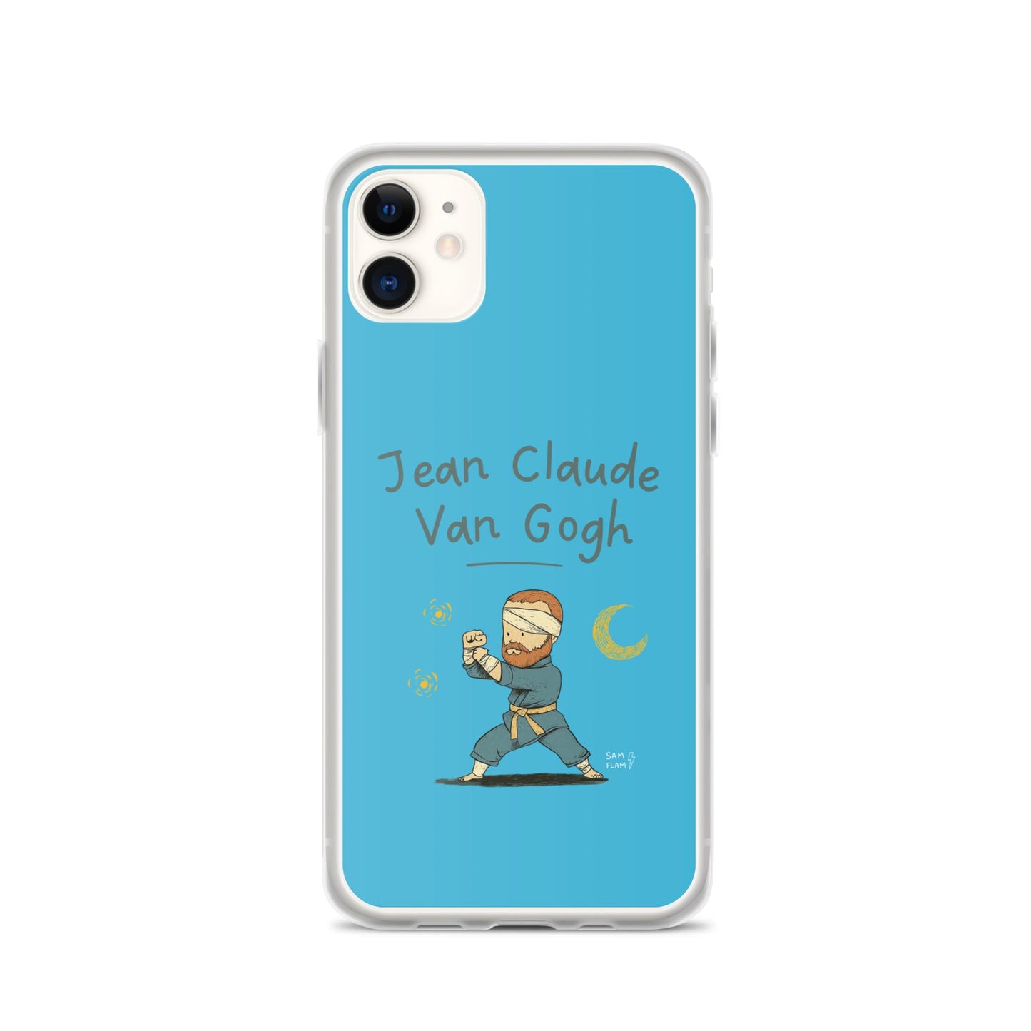 Clear Case for iPhone® "Jean claude" - Sam Flam