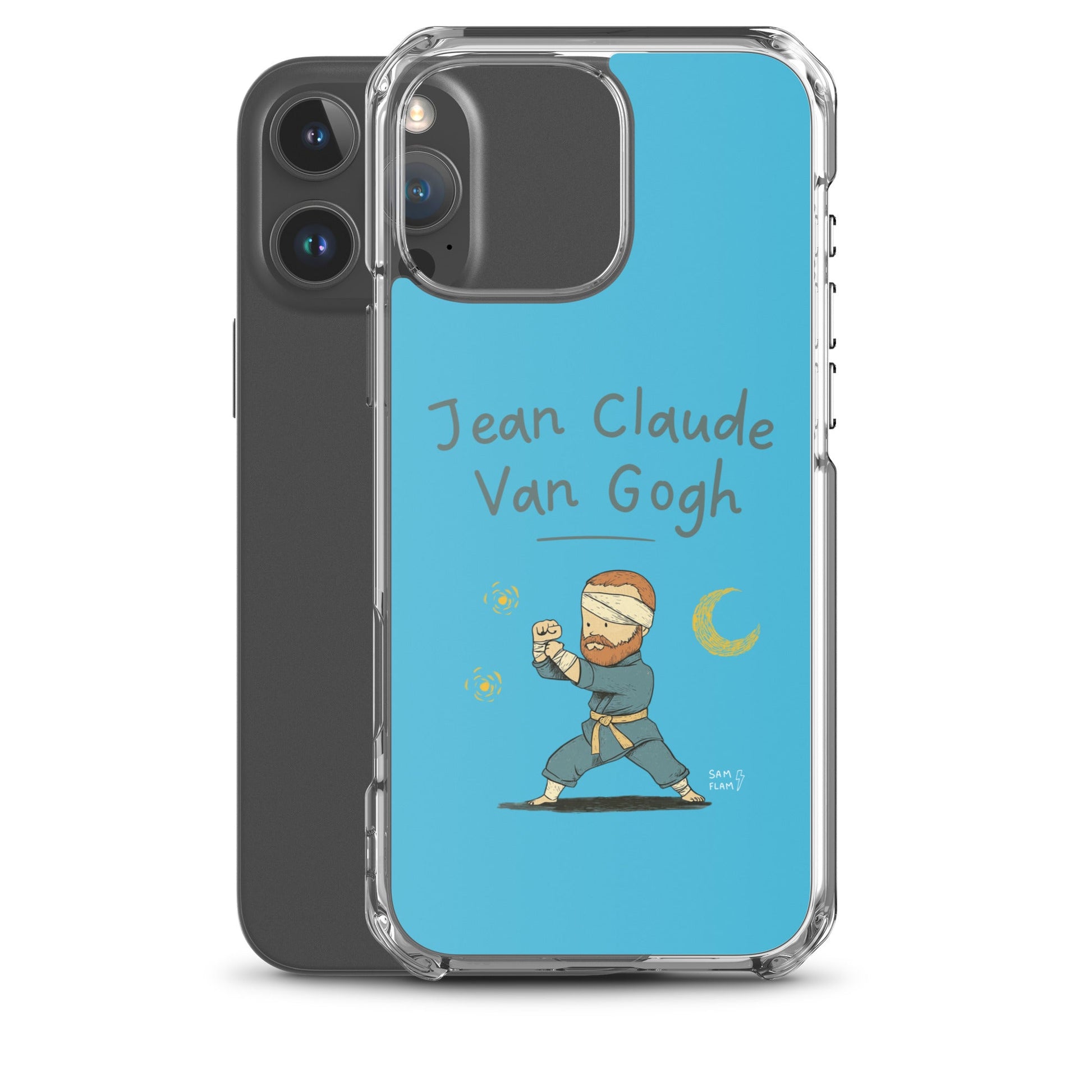 Clear Case for iPhone® "Jean claude" - Sam Flam