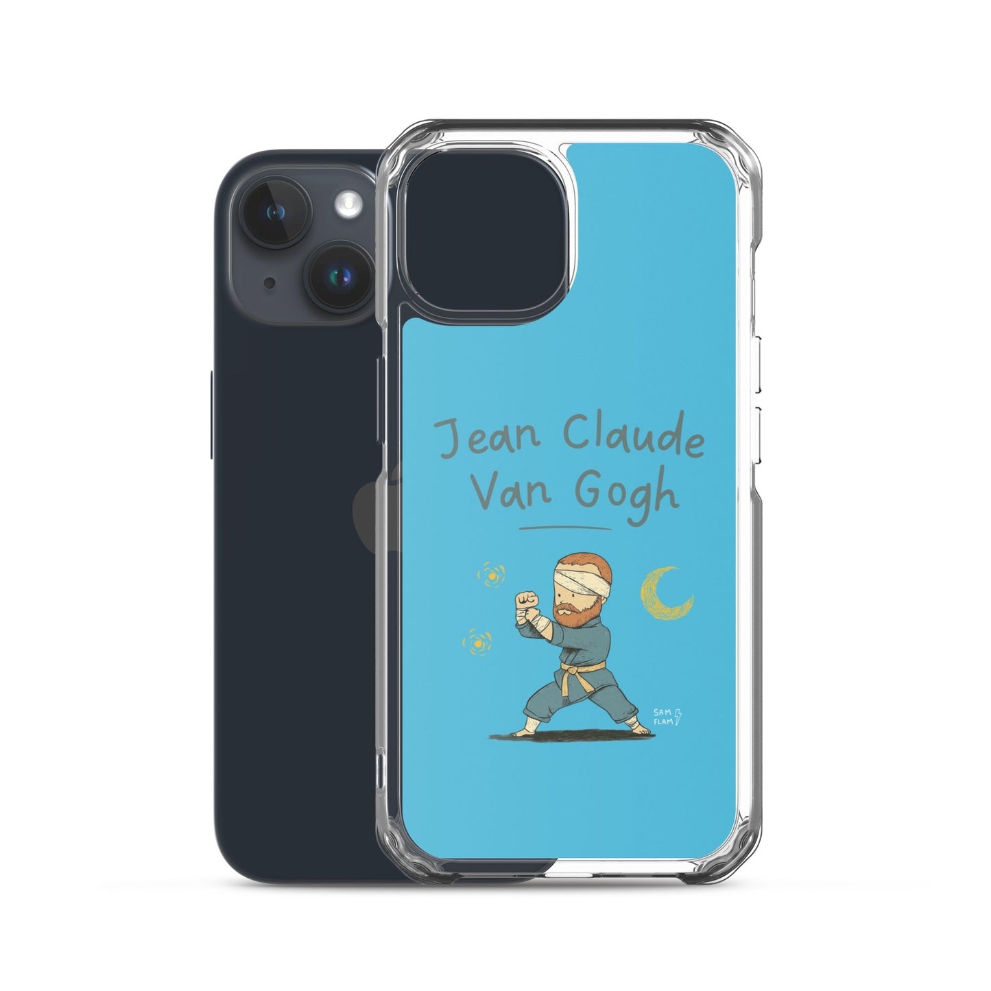 Clear Case for iPhone® "Jean claude" - Sam Flam