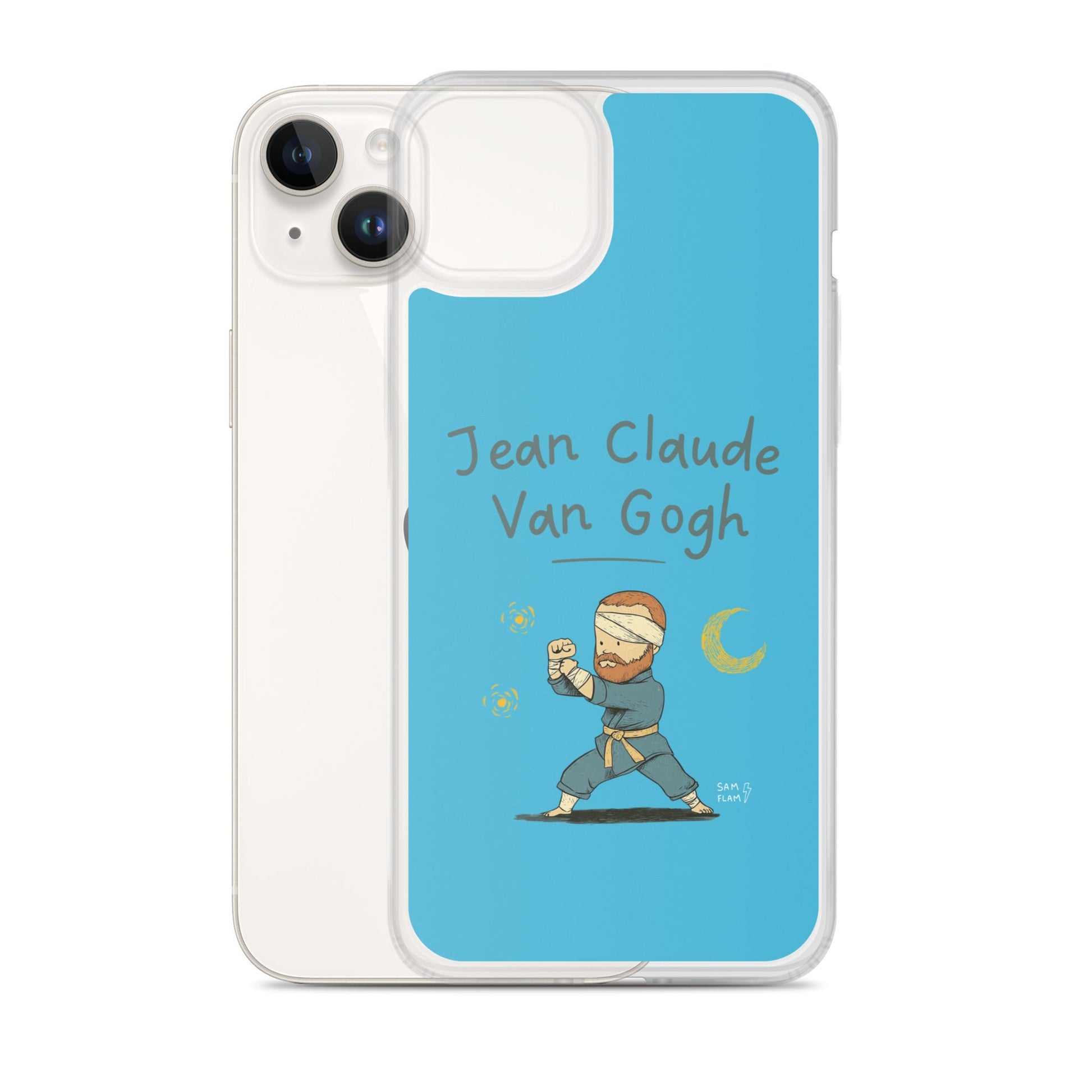Clear Case for iPhone® "Jean claude" - Sam Flam