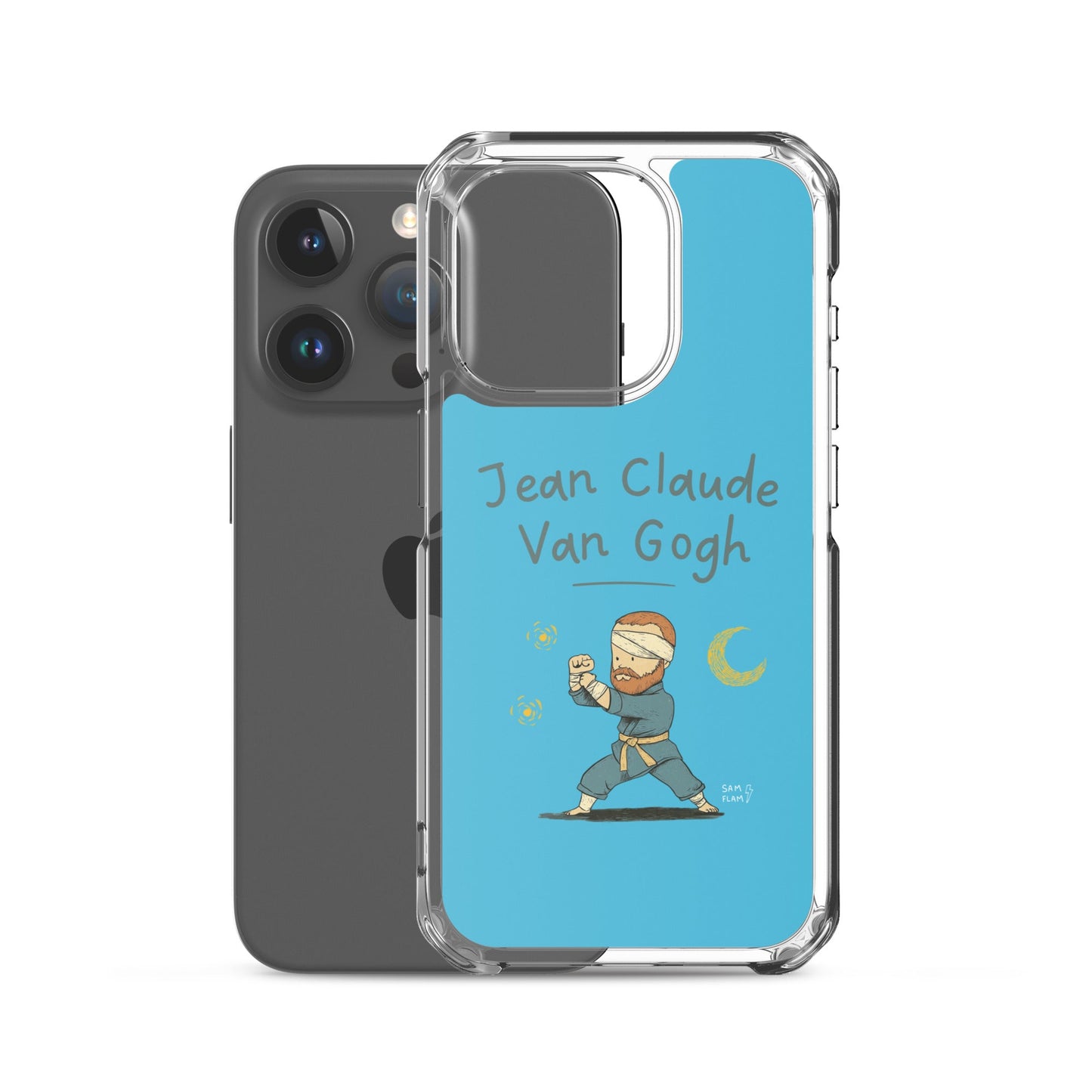 Clear Case for iPhone® "Jean claude" - Sam Flam