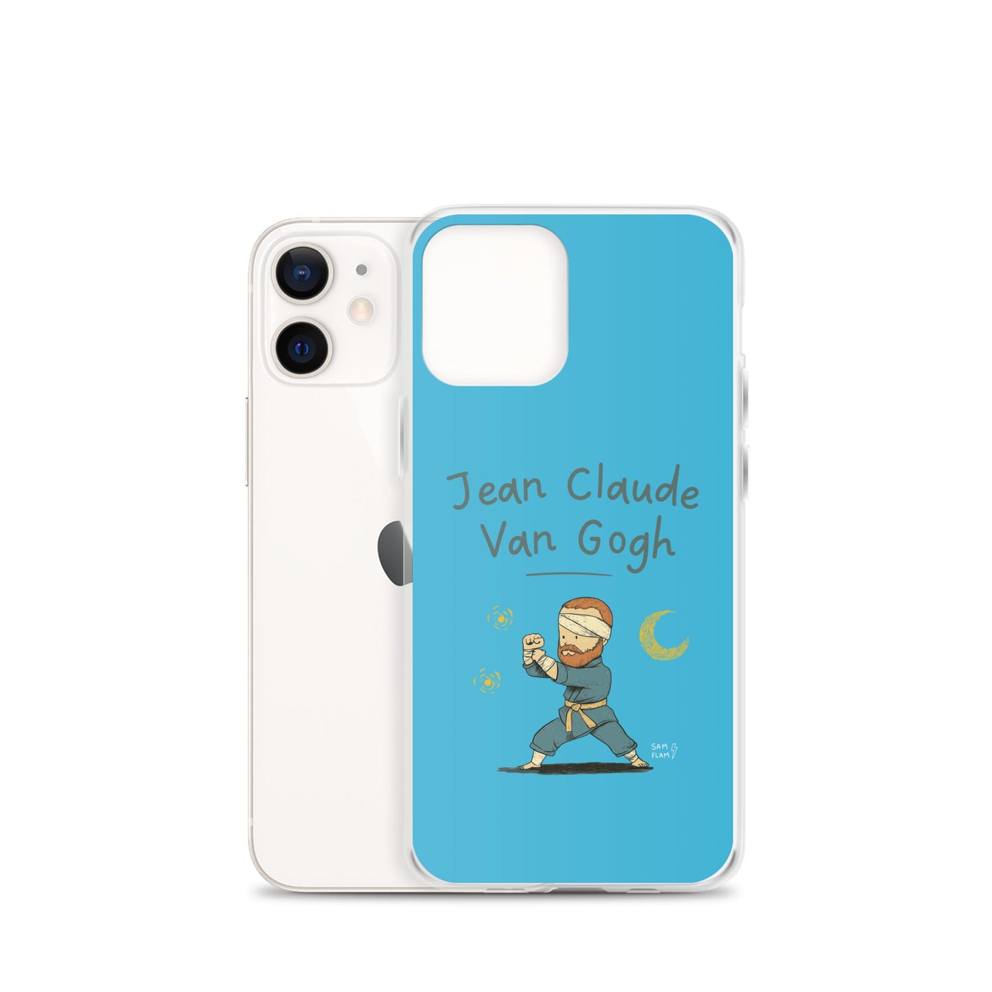 Clear Case for iPhone® "Jean claude" - Sam Flam