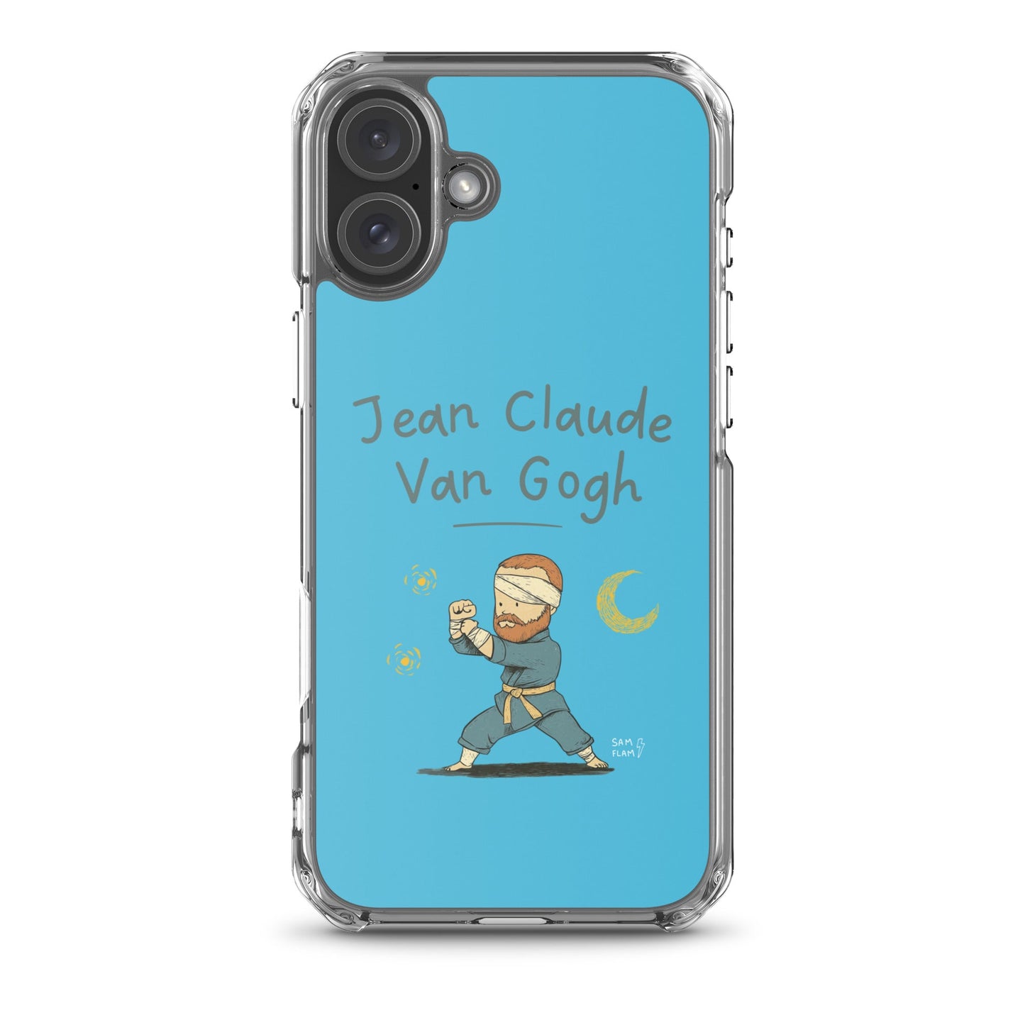 Clear Case for iPhone® "Jean claude" - Sam Flam