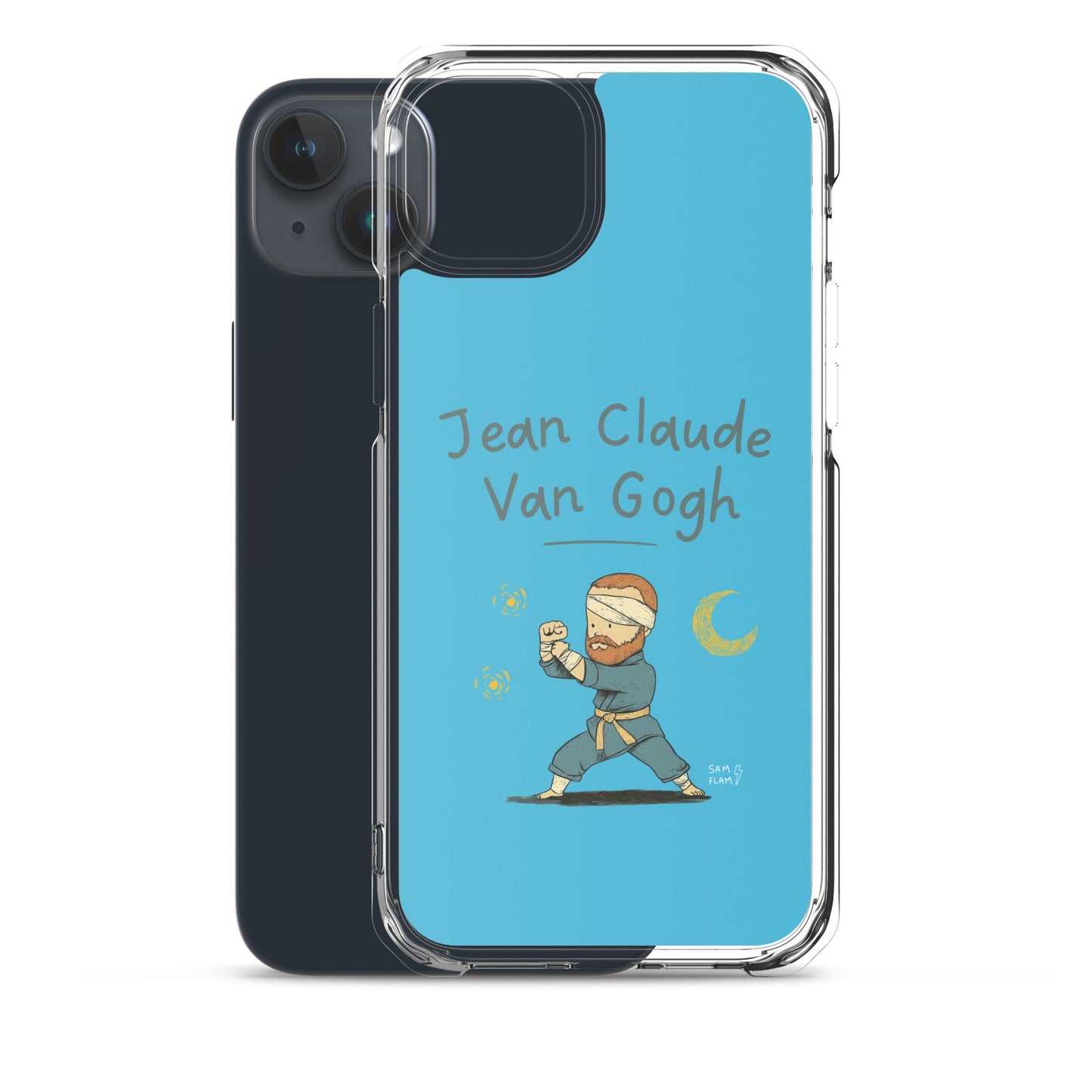 Clear Case for iPhone® "Jean claude" - Sam Flam