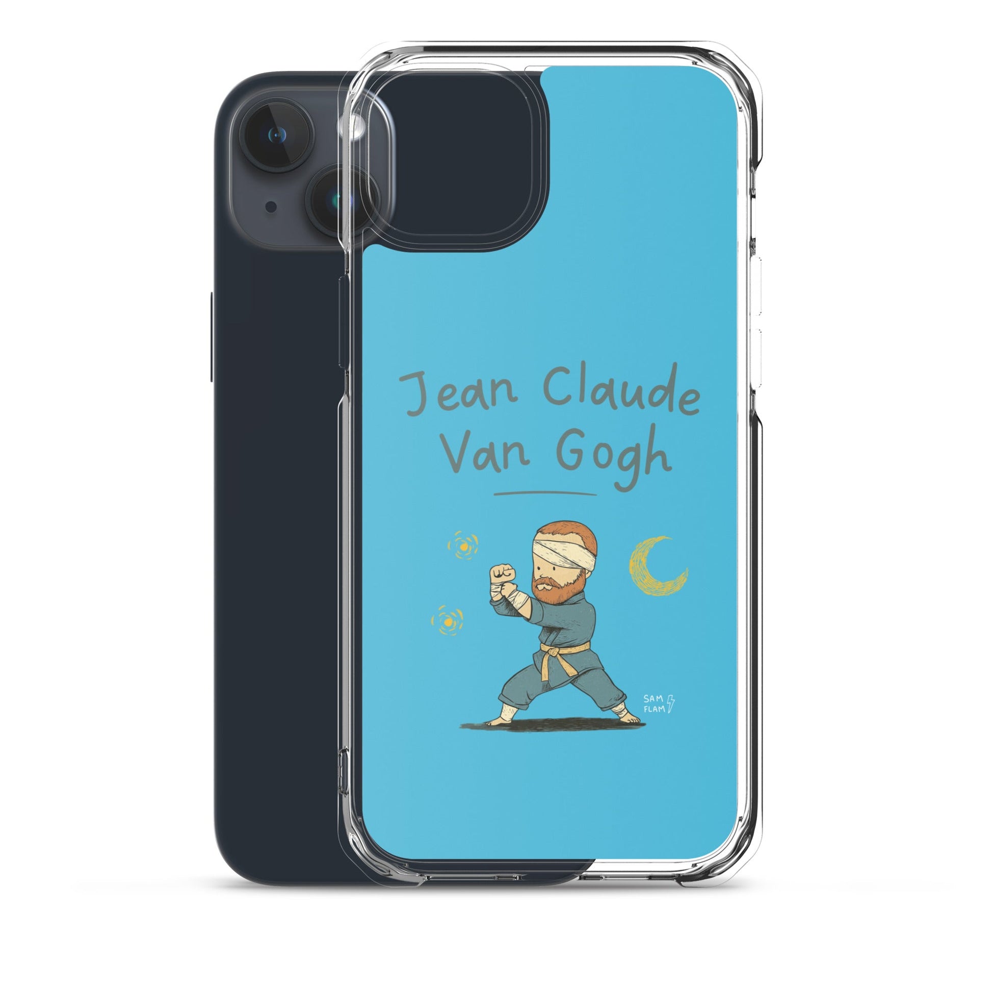 Clear Case for iPhone® "Jean claude" - Sam Flam