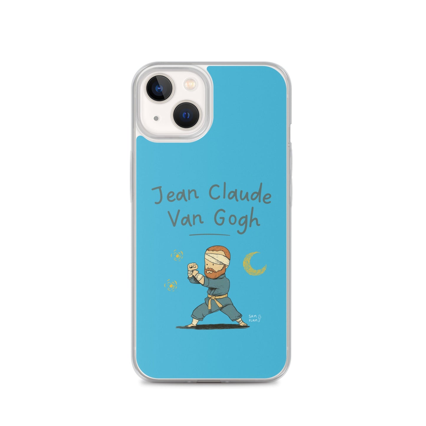 Clear Case for iPhone® "Jean claude" - Sam Flam