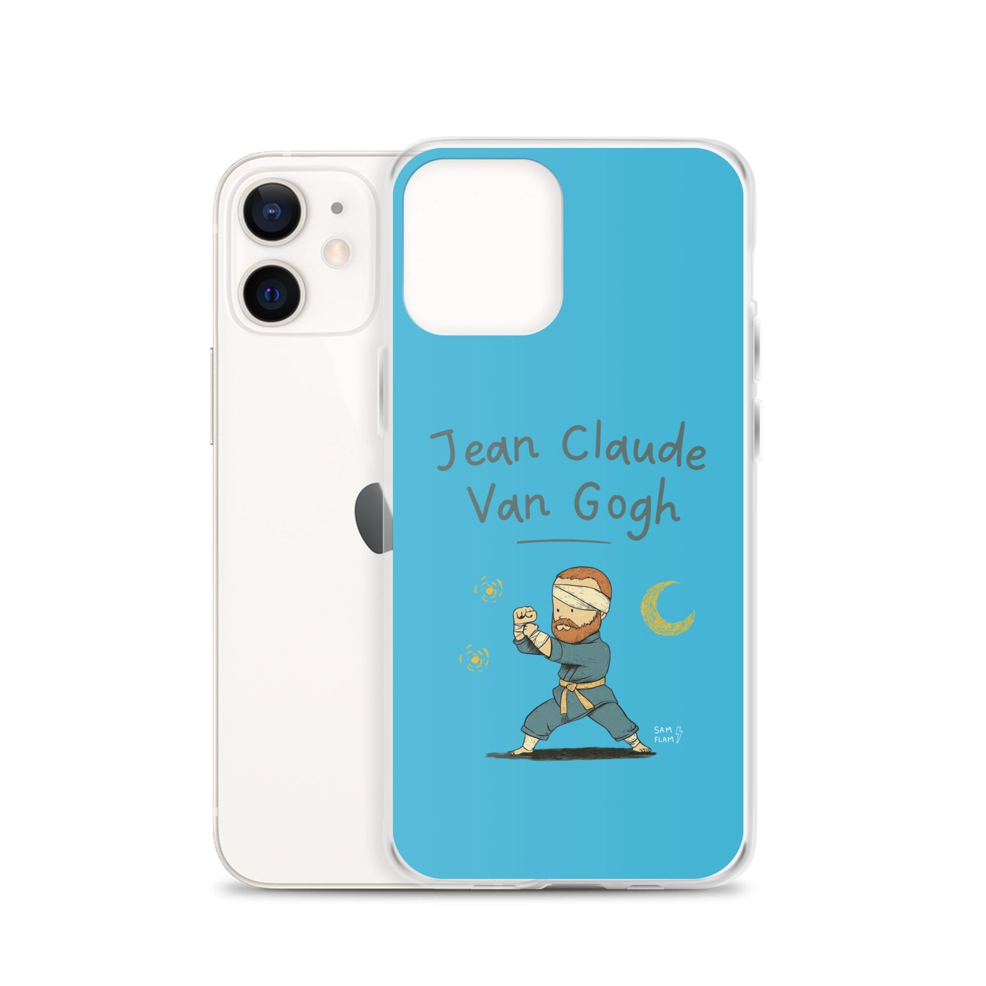 Clear Case for iPhone® "Jean claude" - Sam Flam
