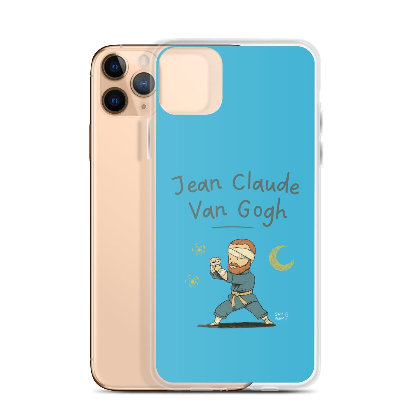 Clear Case for iPhone® "Jean claude" - Sam Flam