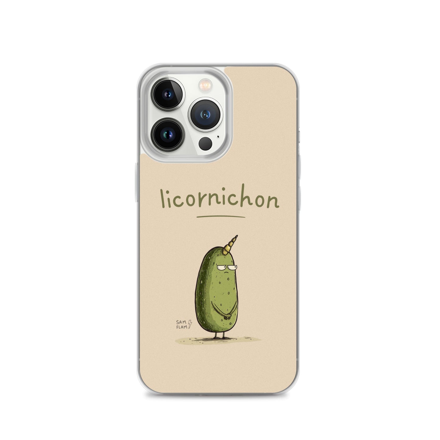 Clear Case for iPhone® "Licornichon" - Sam Flam