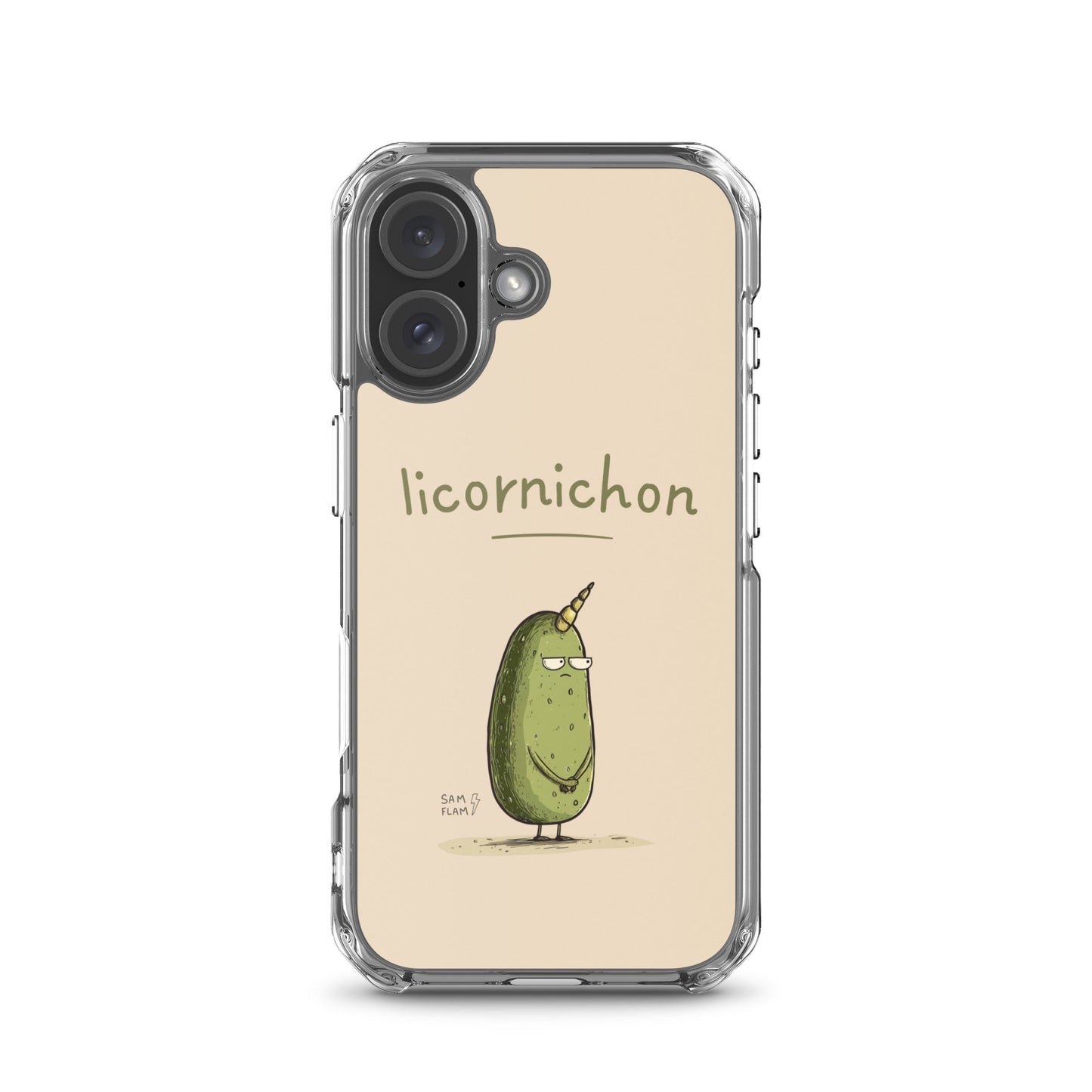 Clear Case for iPhone® "Licornichon" - Sam Flam