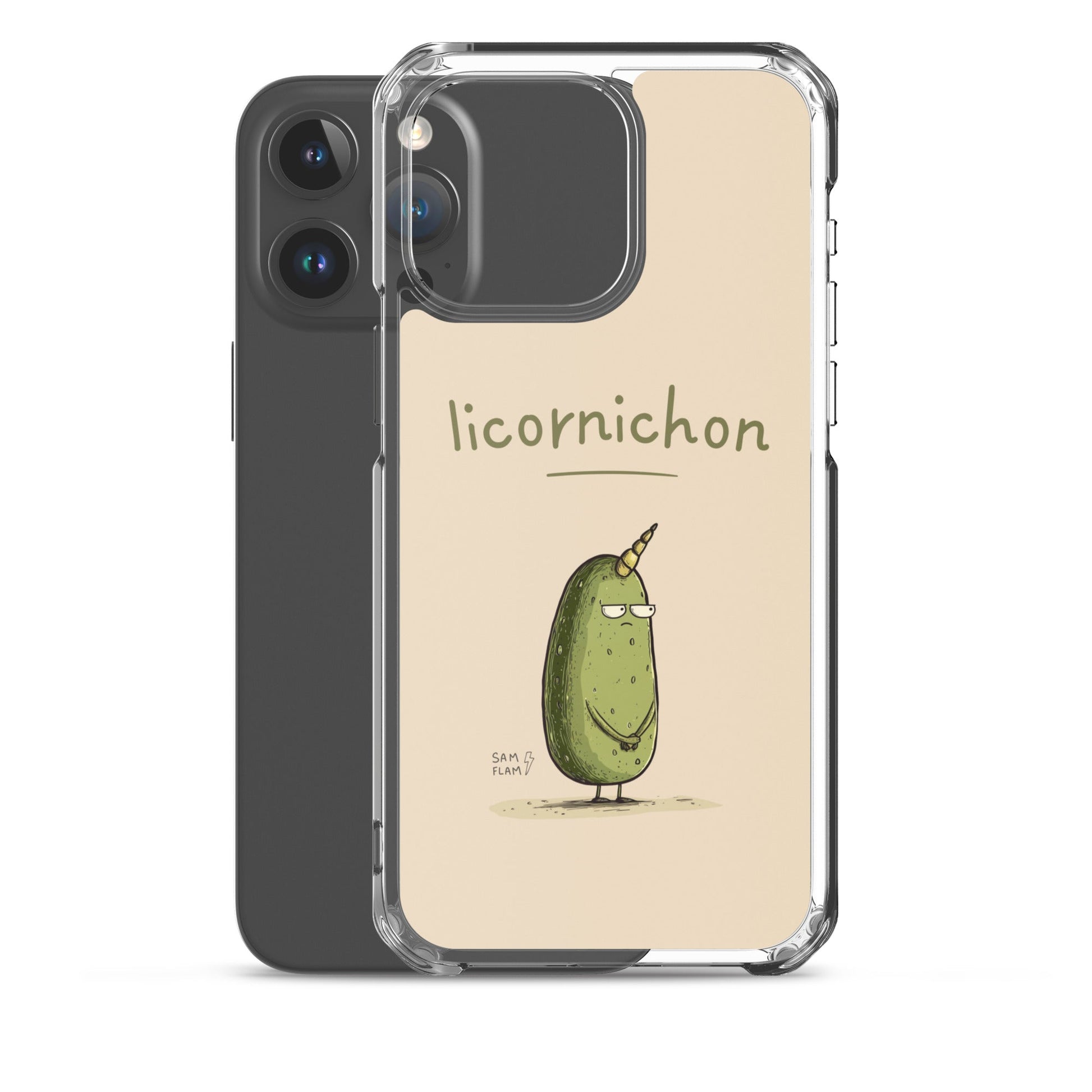 Clear Case for iPhone® "Licornichon" - Sam Flam