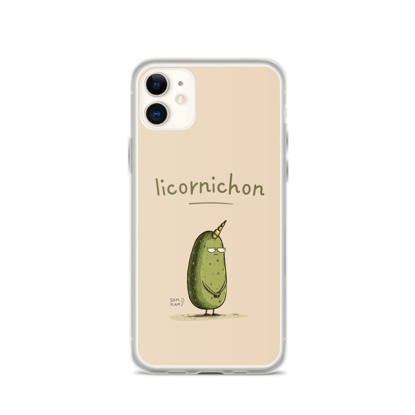 Clear Case for iPhone® "Licornichon" - Sam Flam