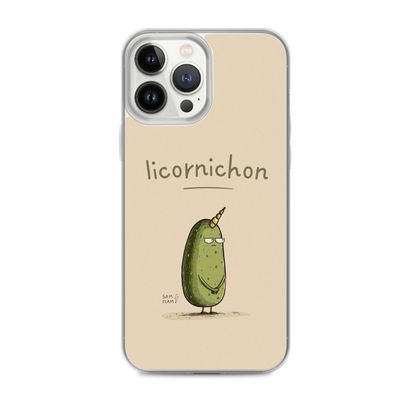Clear Case for iPhone® "Licornichon" - Sam Flam