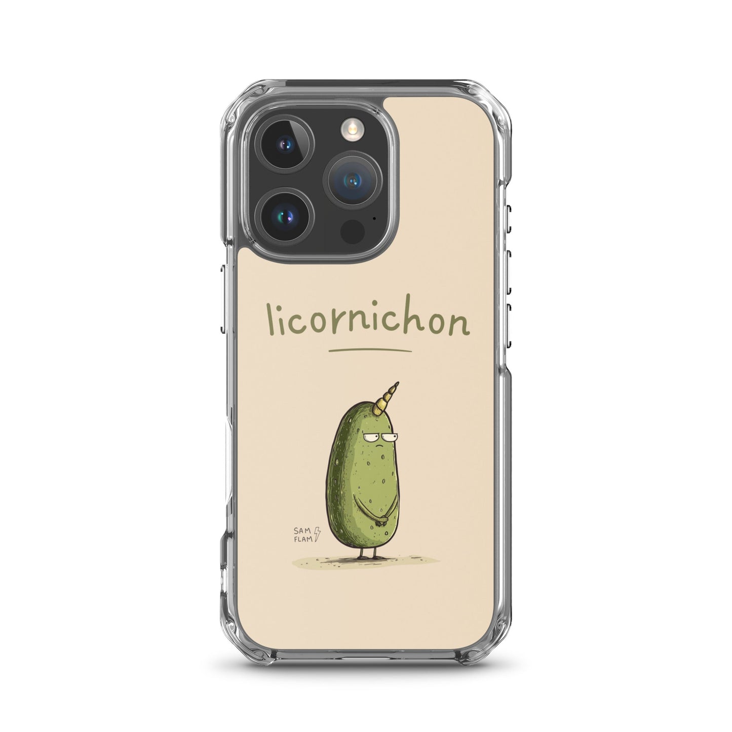 Clear Case for iPhone® "Licornichon" - Sam Flam