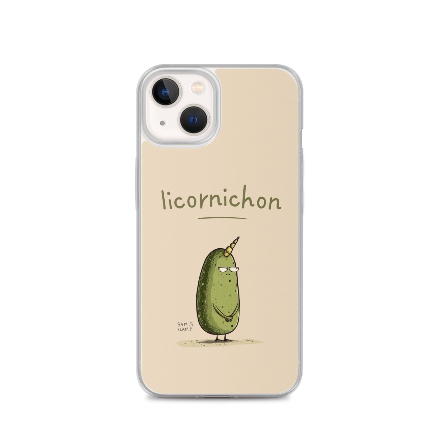 Clear Case for iPhone® "Licornichon" - Sam Flam
