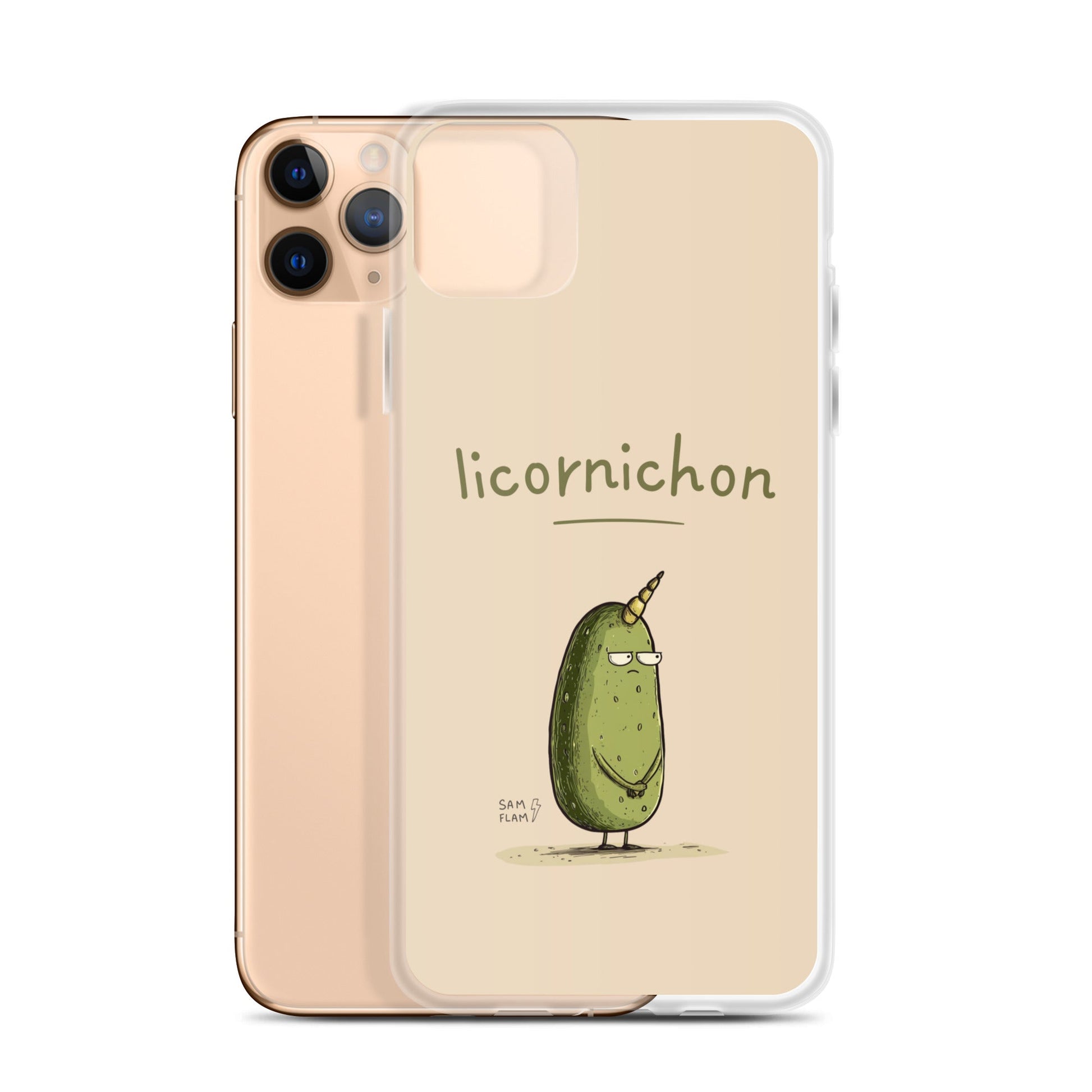 Clear Case for iPhone® "Licornichon" - Sam Flam