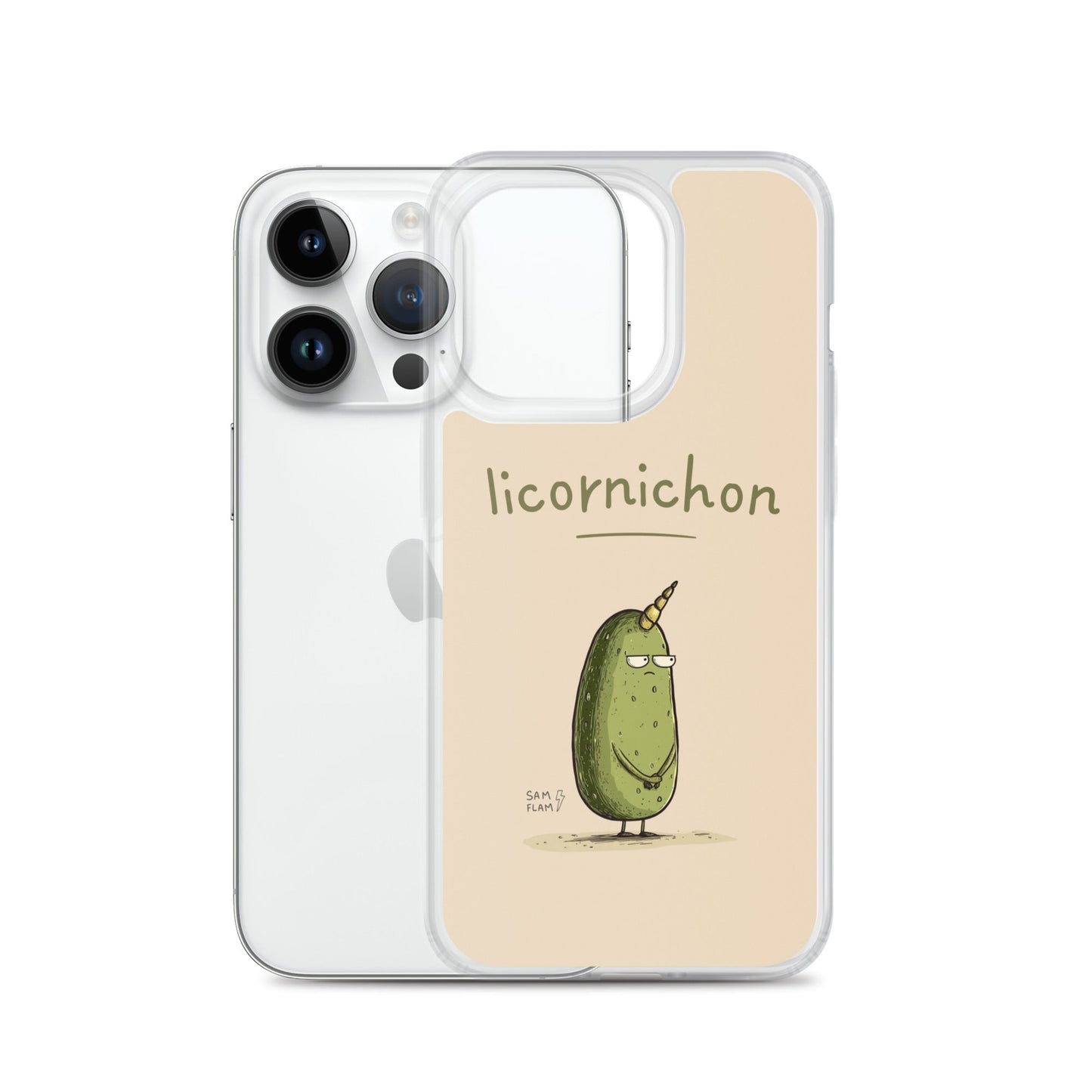 Clear Case for iPhone® "Licornichon" - Sam Flam
