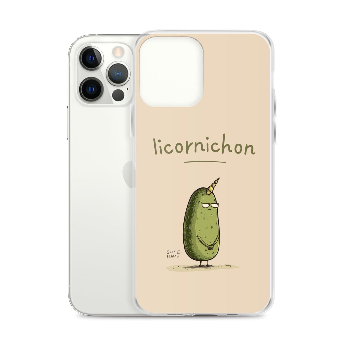 Clear Case for iPhone® "Licornichon" - Sam Flam