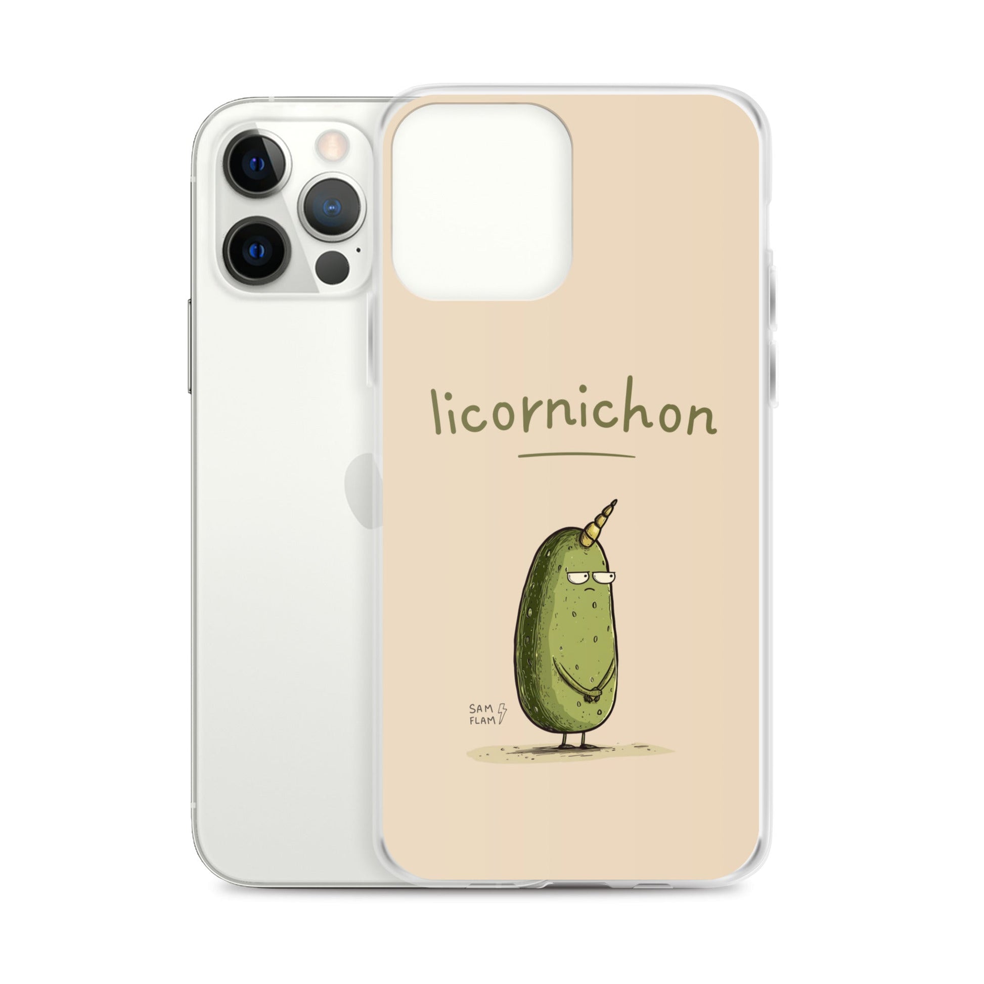 Clear Case for iPhone® "Licornichon" - Sam Flam