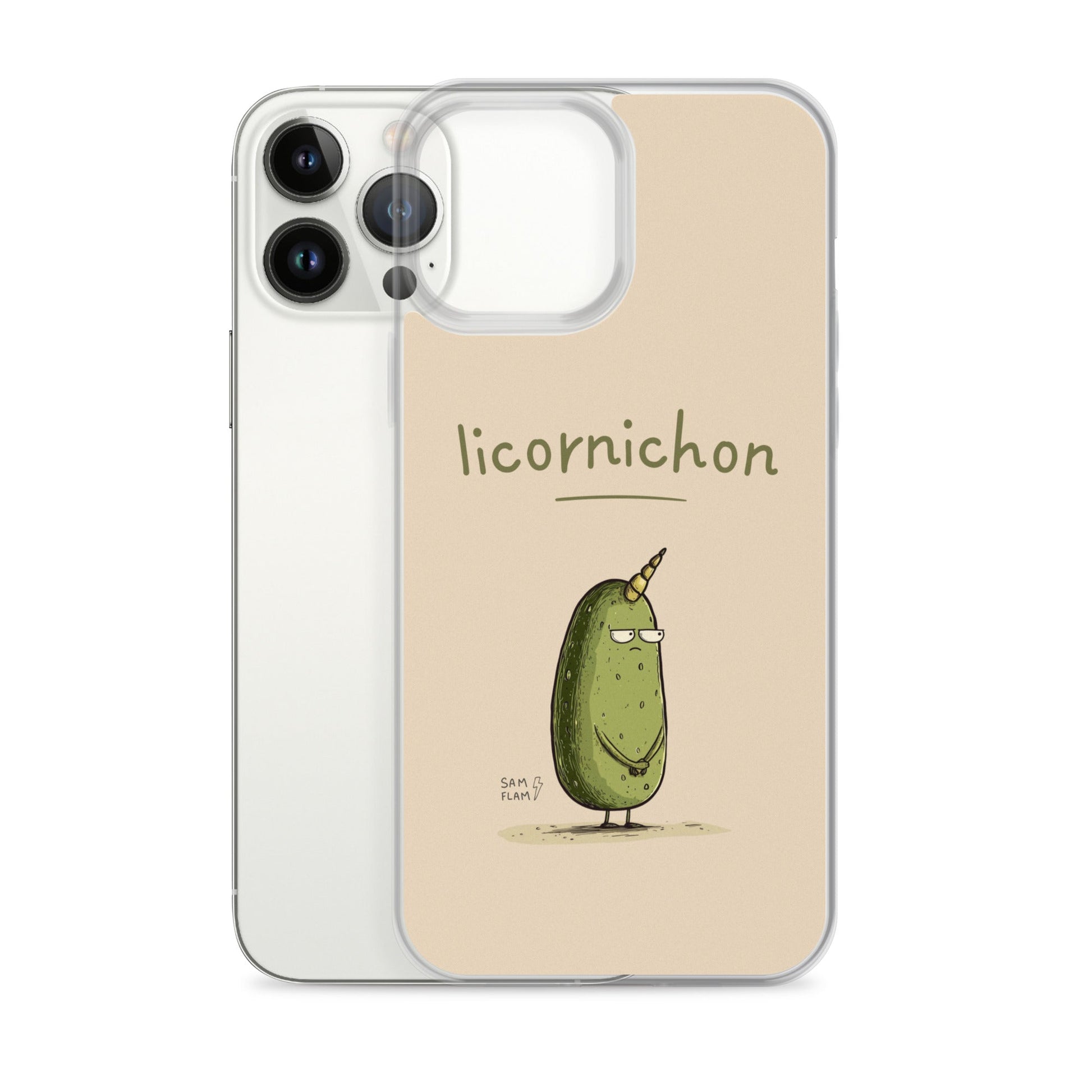 Clear Case for iPhone® "Licornichon" - Sam Flam