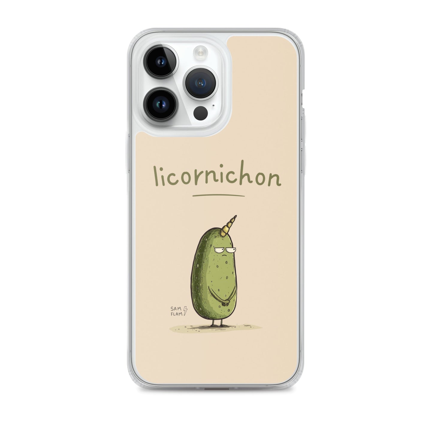 Clear Case for iPhone® "Licornichon" - Sam Flam
