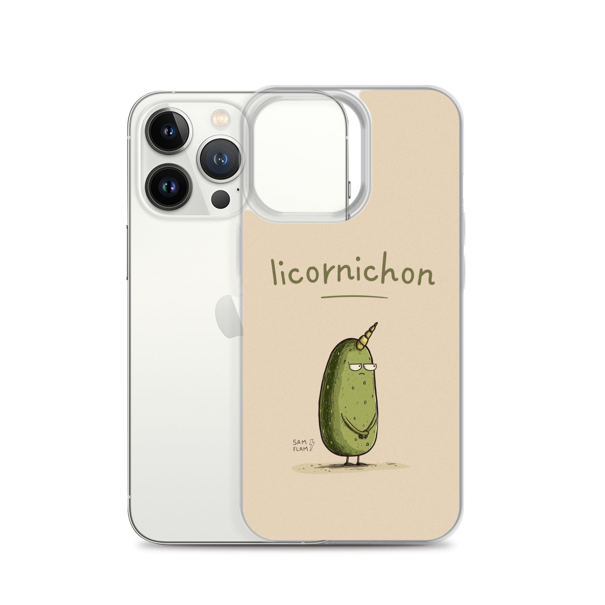 Clear Case for iPhone® "Licornichon" - Sam Flam
