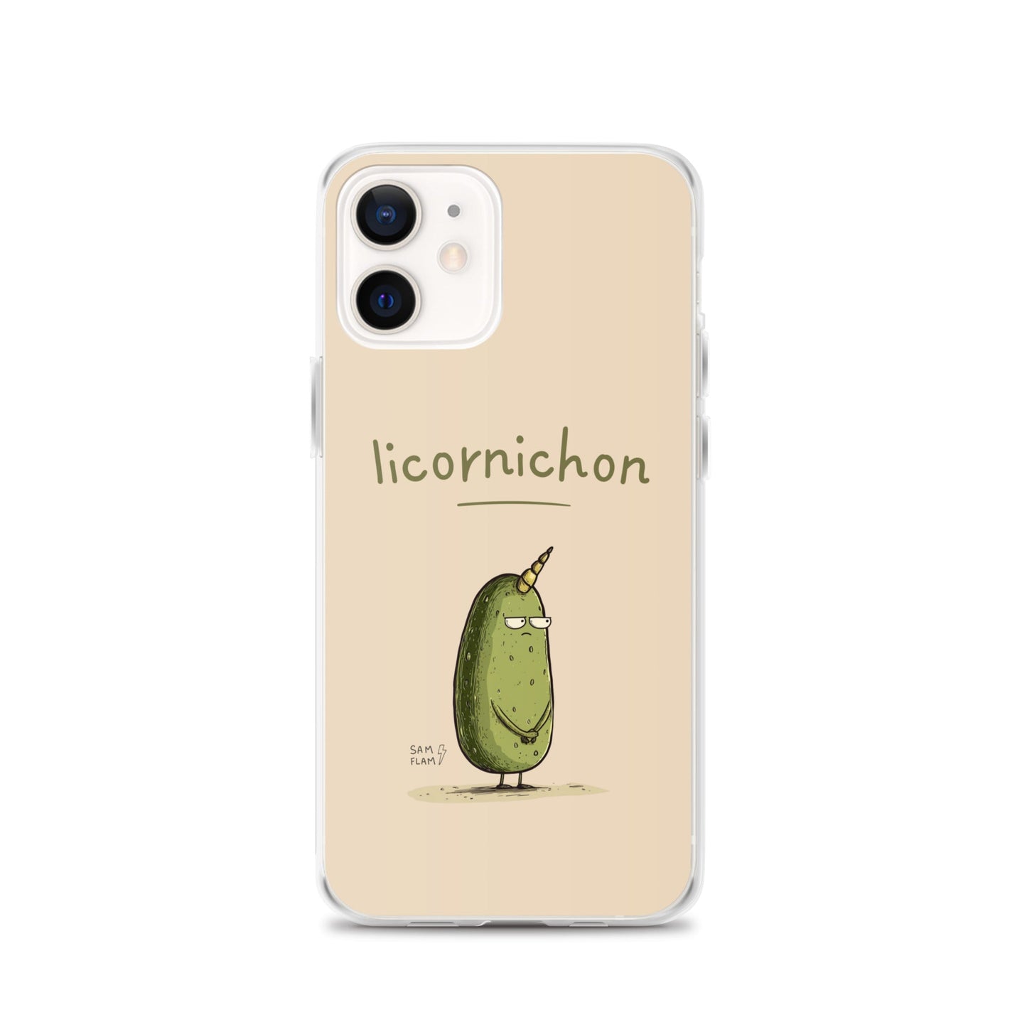 Clear Case for iPhone® "Licornichon" - Sam Flam
