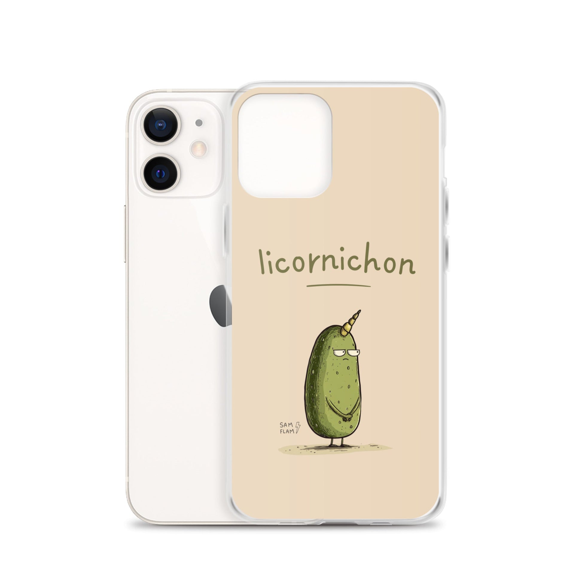 Clear Case for iPhone® "Licornichon" - Sam Flam