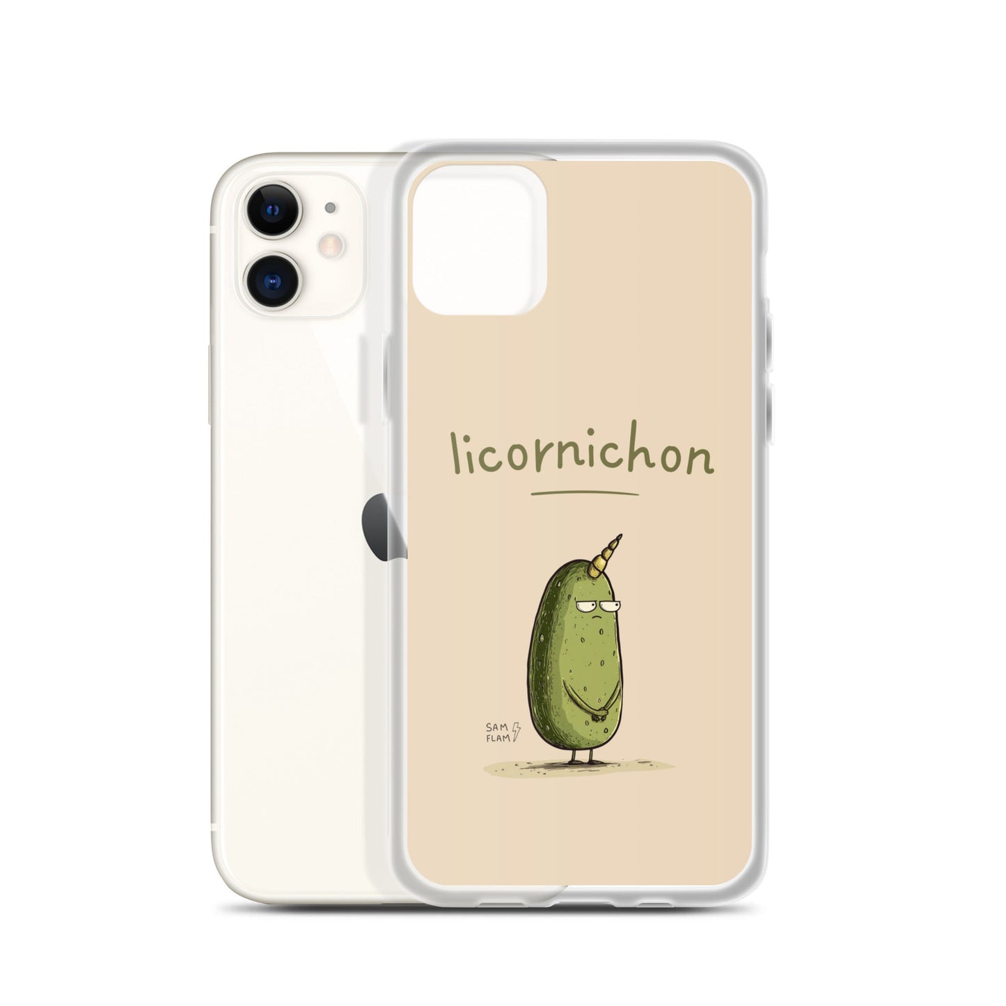 Clear Case for iPhone® "Licornichon" - Sam Flam