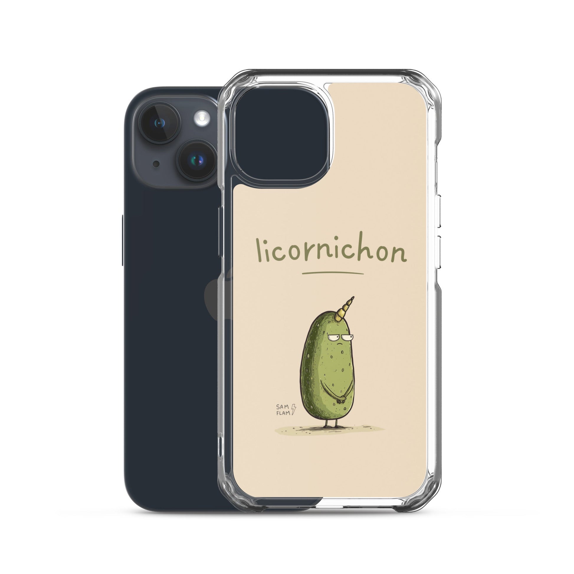 Clear Case for iPhone® "Licornichon" - Sam Flam