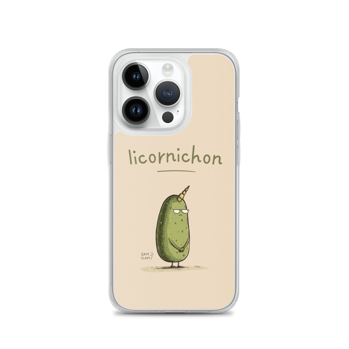 Clear Case for iPhone® "Licornichon" - Sam Flam