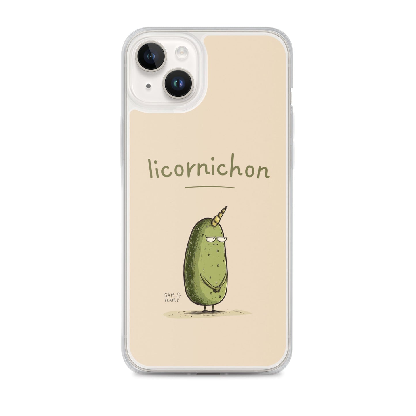 Clear Case for iPhone® "Licornichon" - Sam Flam