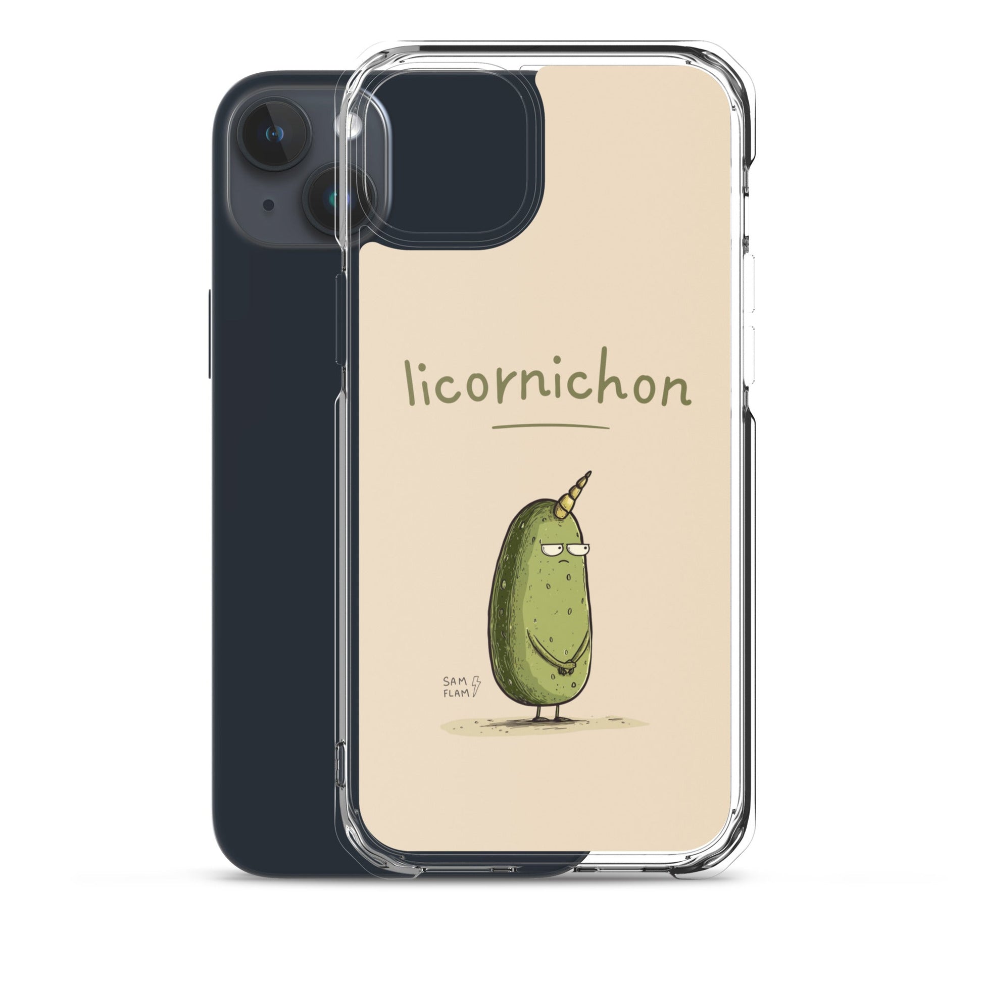 Clear Case for iPhone® "Licornichon" - Sam Flam