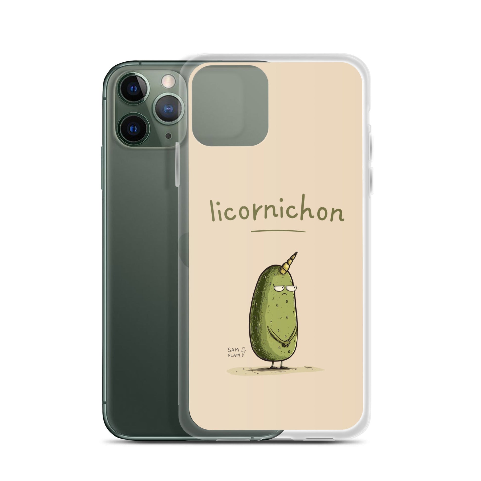 Clear Case for iPhone® "Licornichon" - Sam Flam