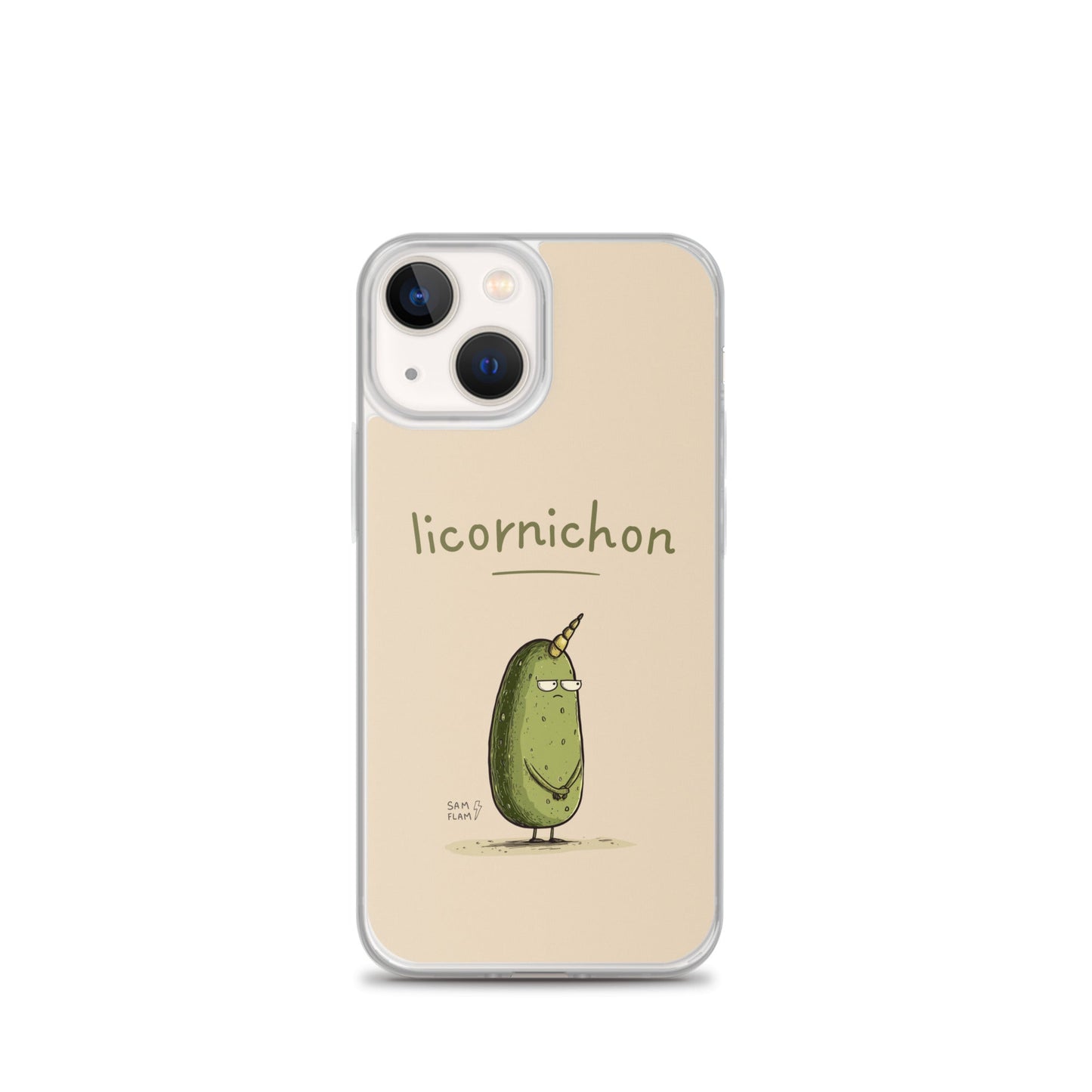 Clear Case for iPhone® "Licornichon" - Sam Flam