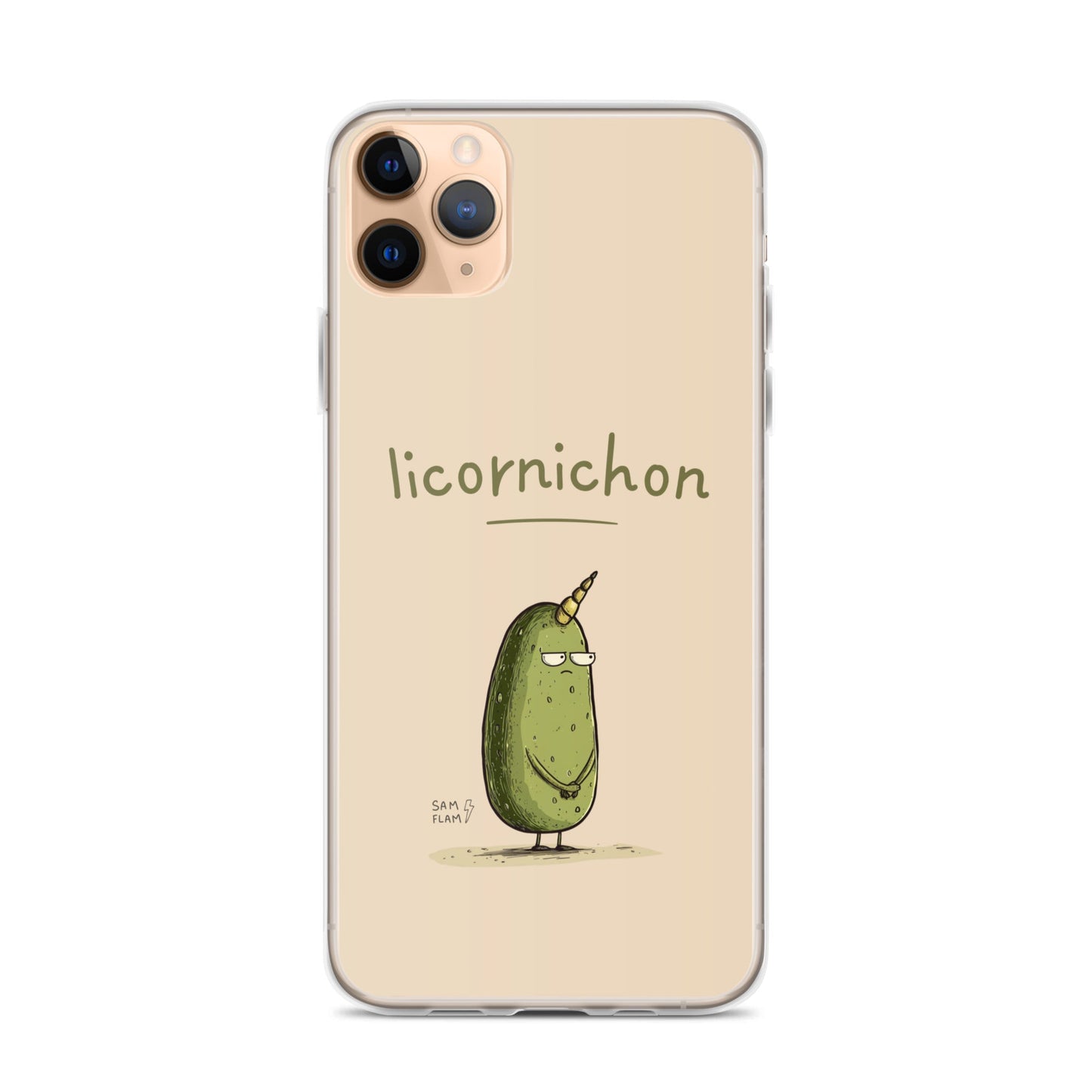 Clear Case for iPhone® "Licornichon" - Sam Flam